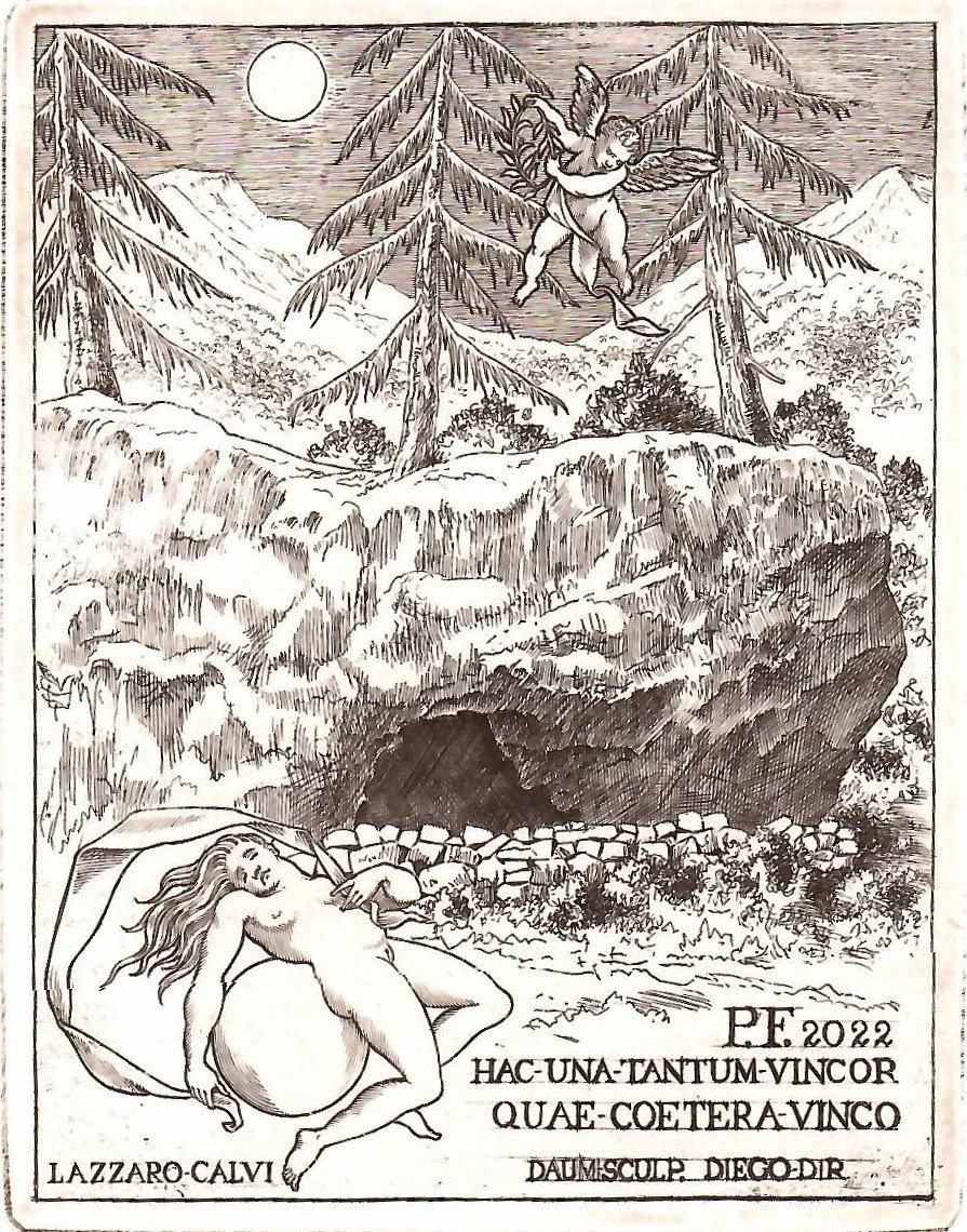 PF 2022. Bulino su rame, mm 75x97