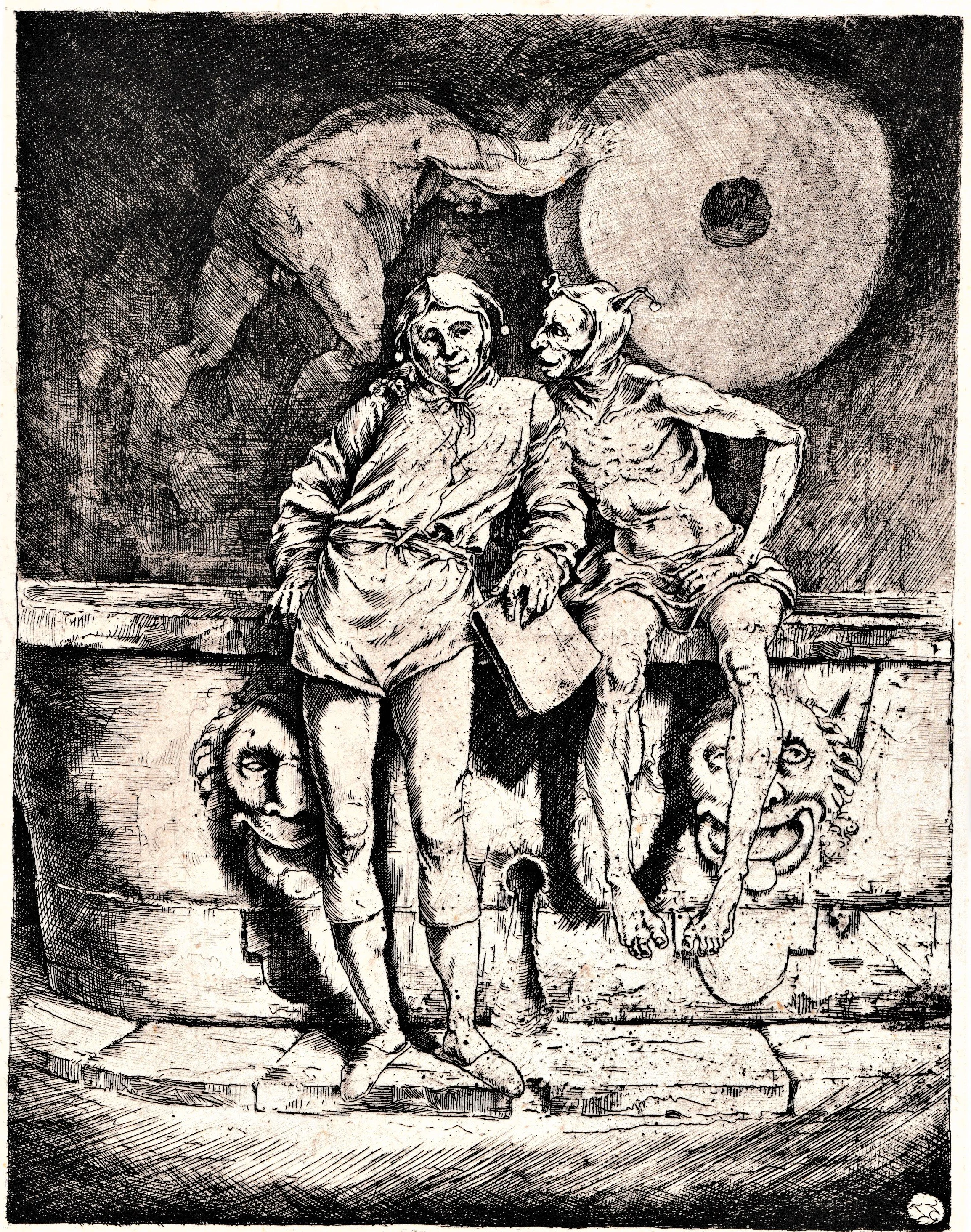 Narrenschiff - cap.101. Acquaforte-bulino-cesello mm197x253