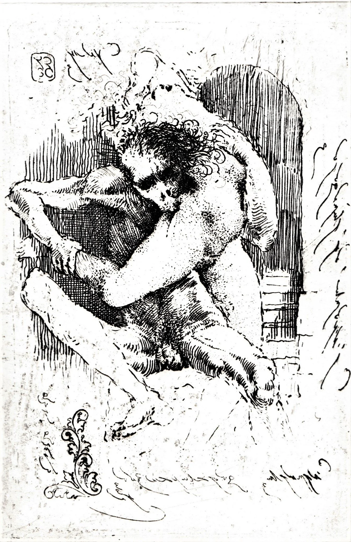 Totentanz La danza, 1992. Acquaforte-bulino su zinco, mm 120x178