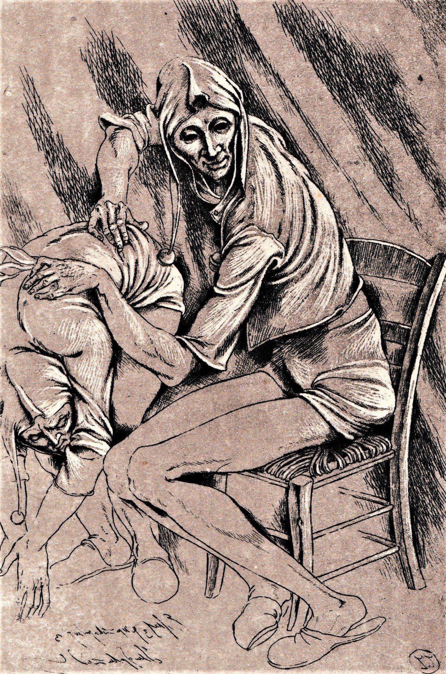 Narrenschiff - cap.51, 2019. Acquaforte-acquatinta-bulino su rame, mm 125x187