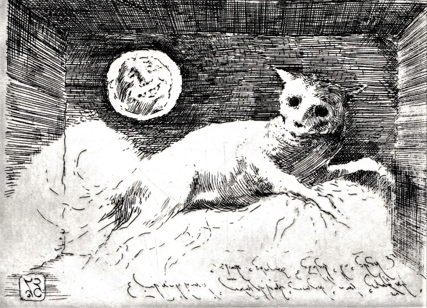 Ottag Ozzap, 1992. Acquaforte su zinco, mm120x88