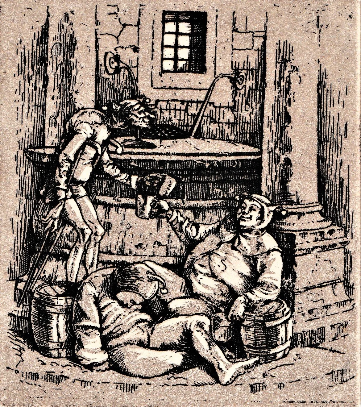 Narrenschiff - cap.16, 2016. Acquaforte-acquatinta-bulino su rame, mm 100x115