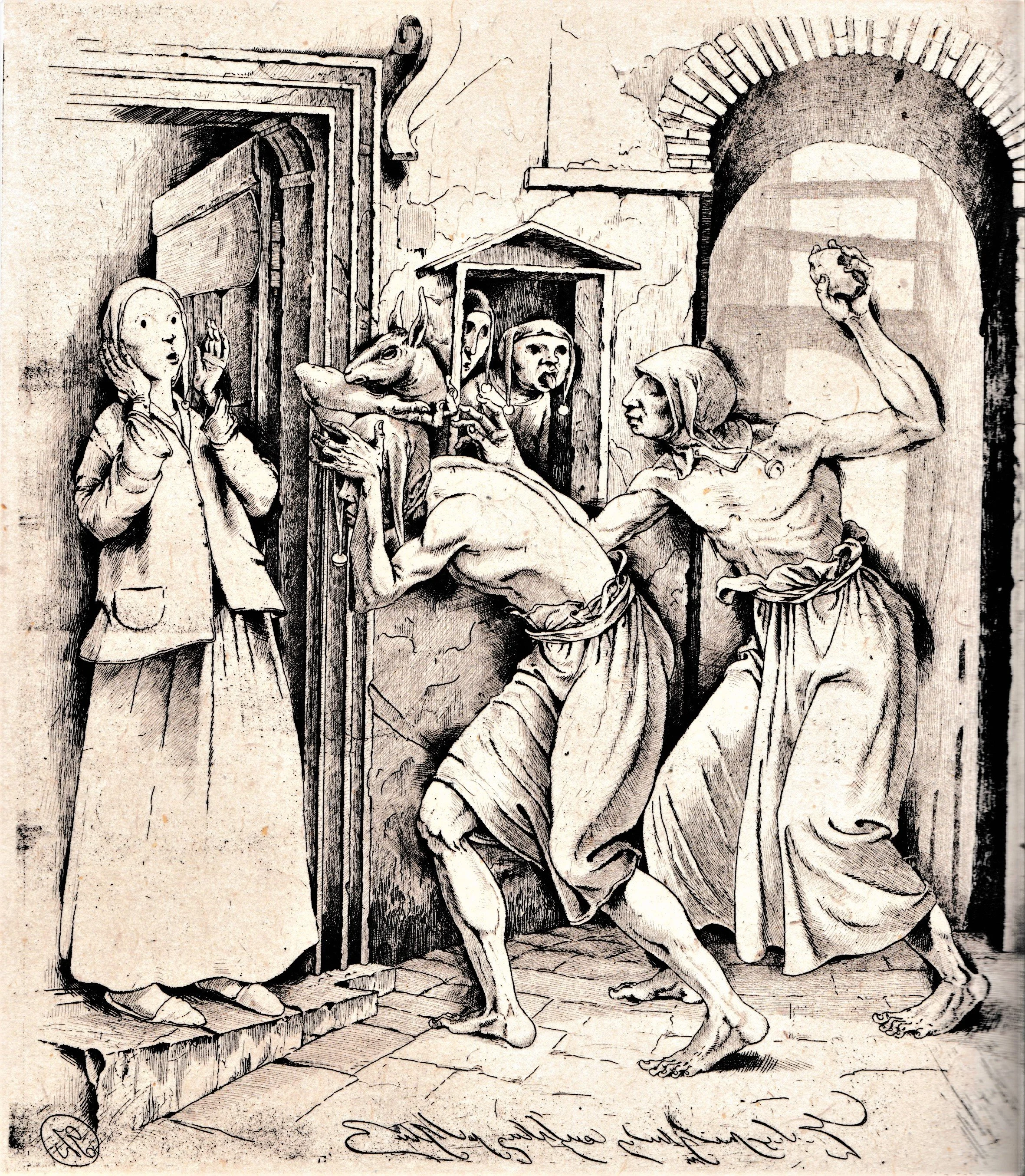 Narrenschiff - cap.42, 2019. Acquaforte-bulino su rame, mm 207x232