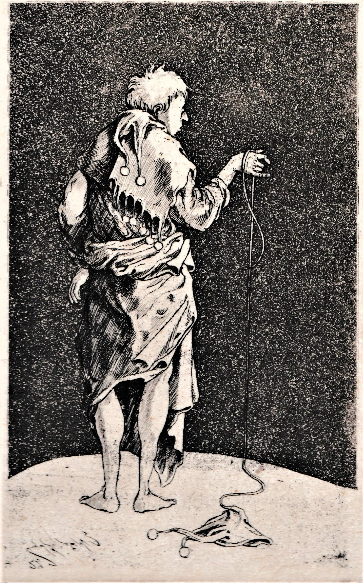 Narrenschiff - cap.9, 2019. Acquaforte-acquatinta-bulino su rame, mm 100x160