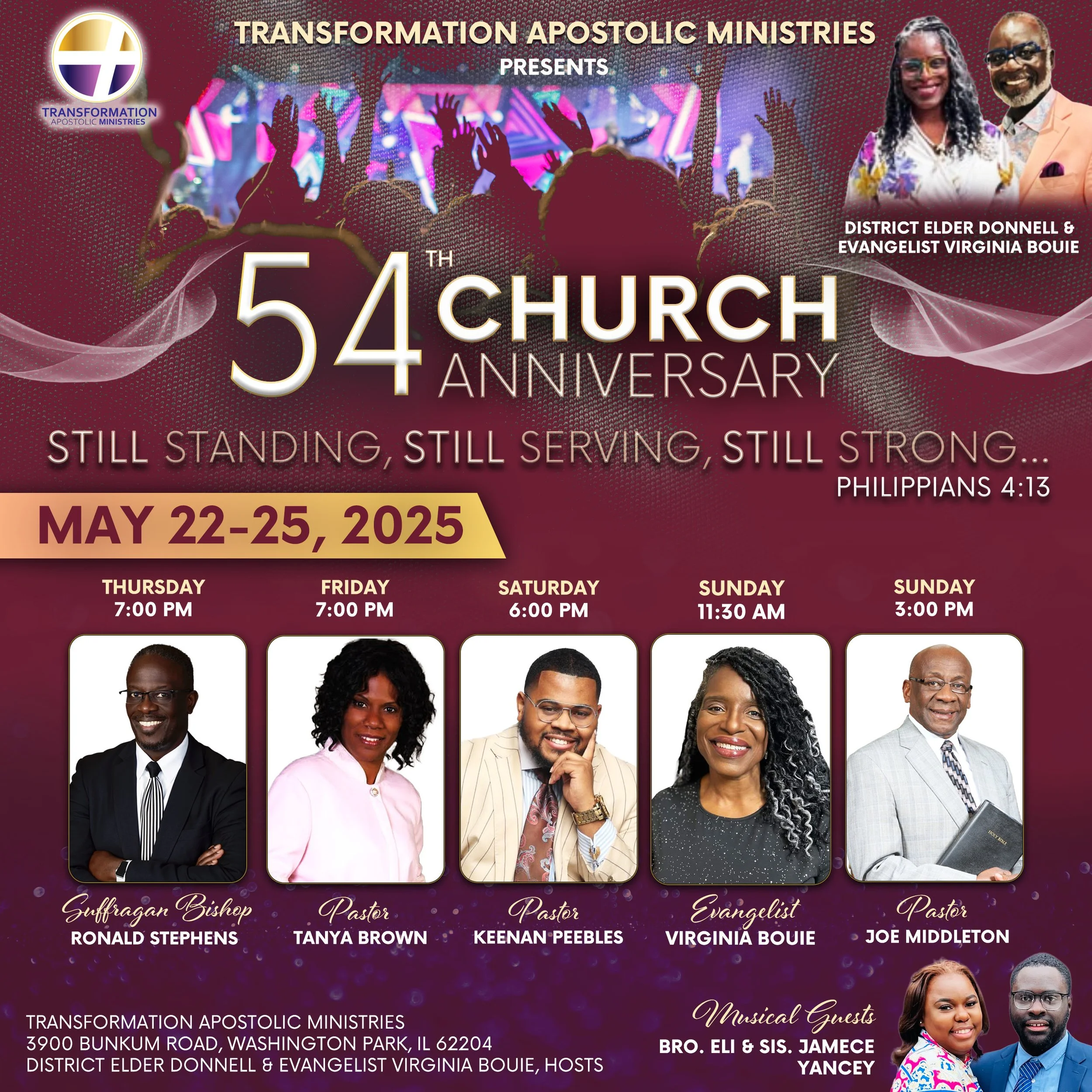 T.A.M. 54th Church Anniversary