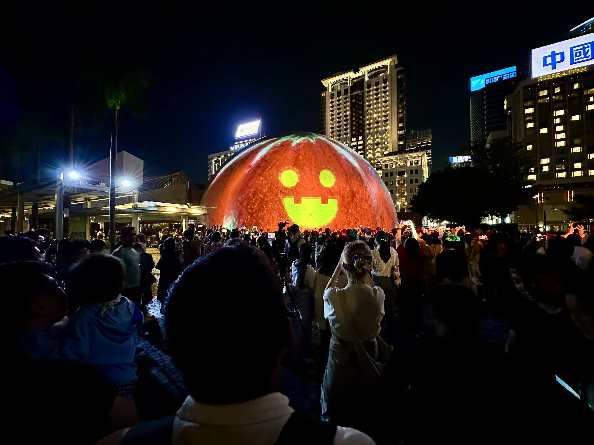 Space Museum Halloween projection mapping, from Light Art's portfolio