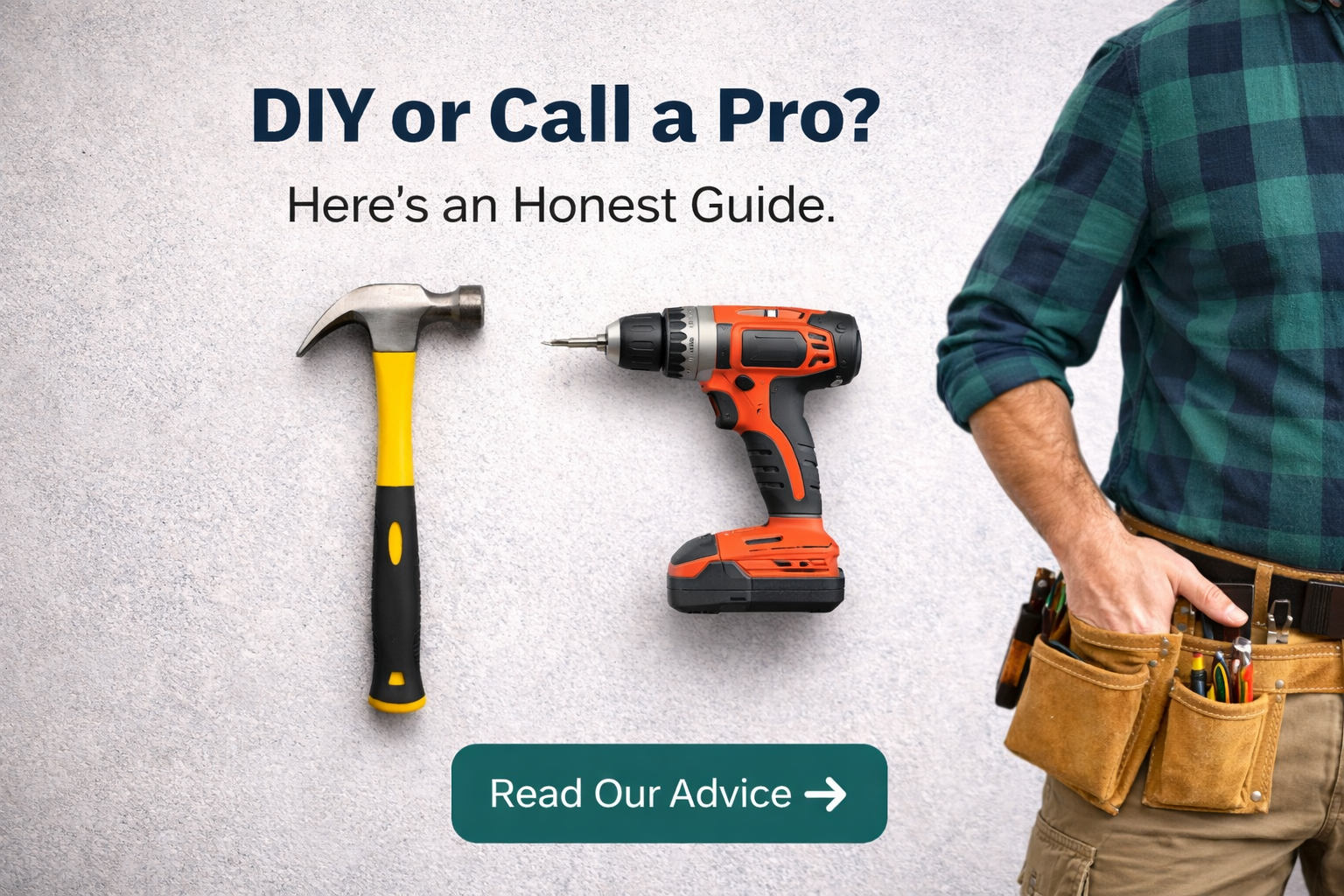When to Call a Professional vs. DIY: A Handyman’s Honest Guide
