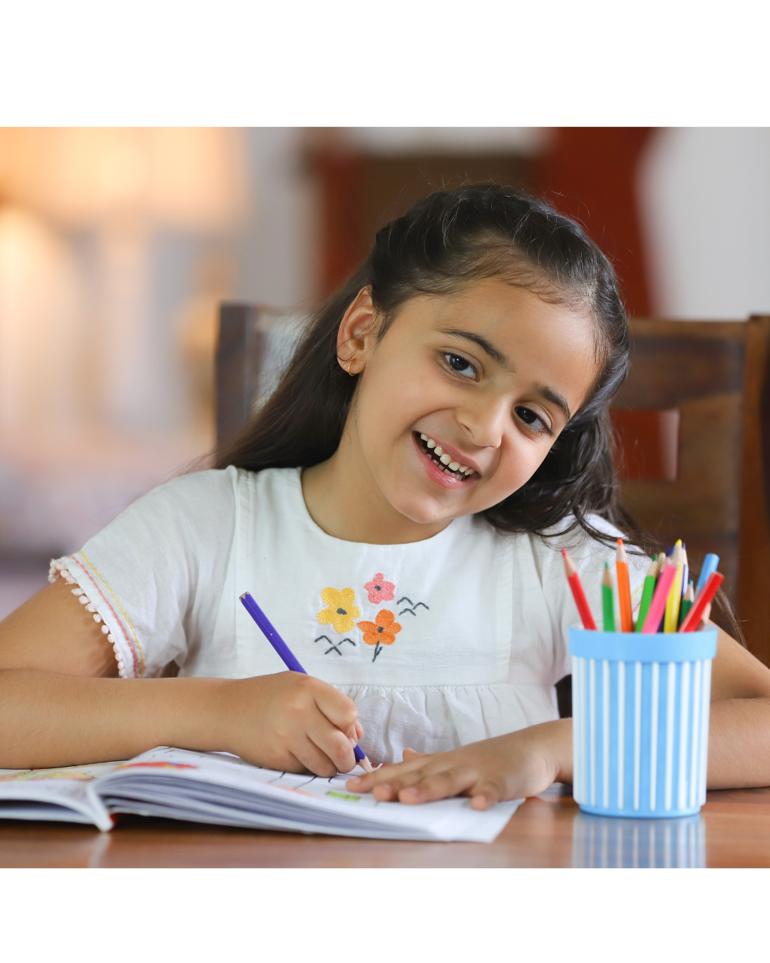 young girl_Ava coloring