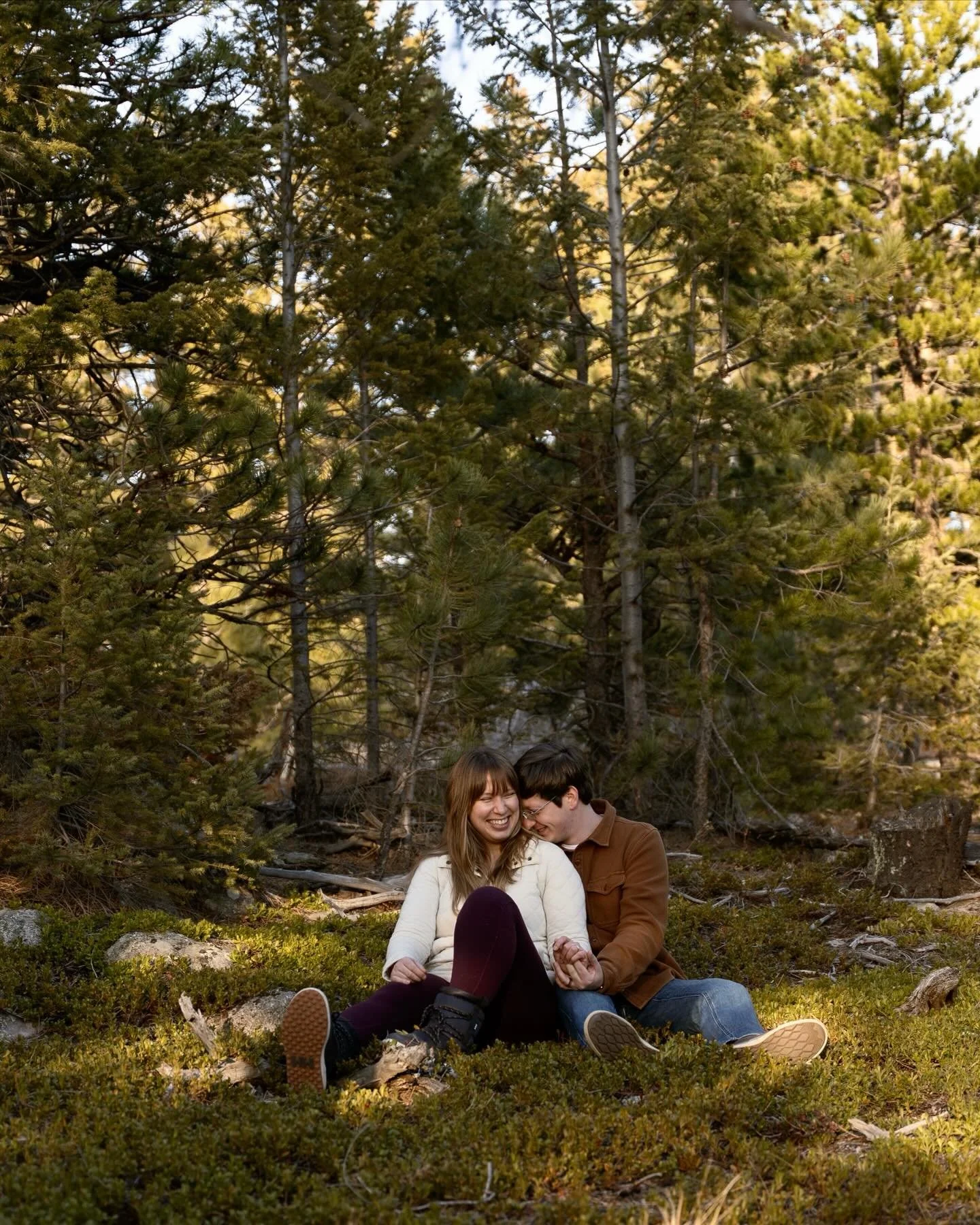 A photo session but it&rsquo;s really just me cracking you up while we hike through the forest. 🌲

#colorado
#coloradocouples 
#coloradophotography 
#lifestylephotography 
#cinematicphotography