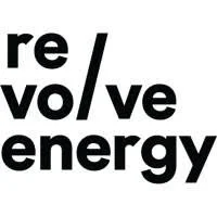 Partial logo with the words 're/volve energy' in black text.