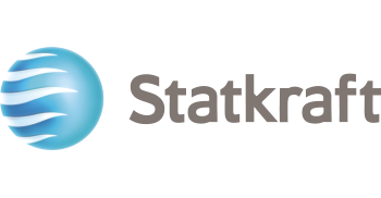 Statkraft logo with a blue globe and gray text.