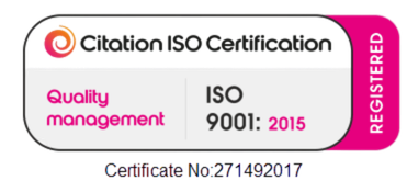 Citation ISO Certification ISO 9001:2015