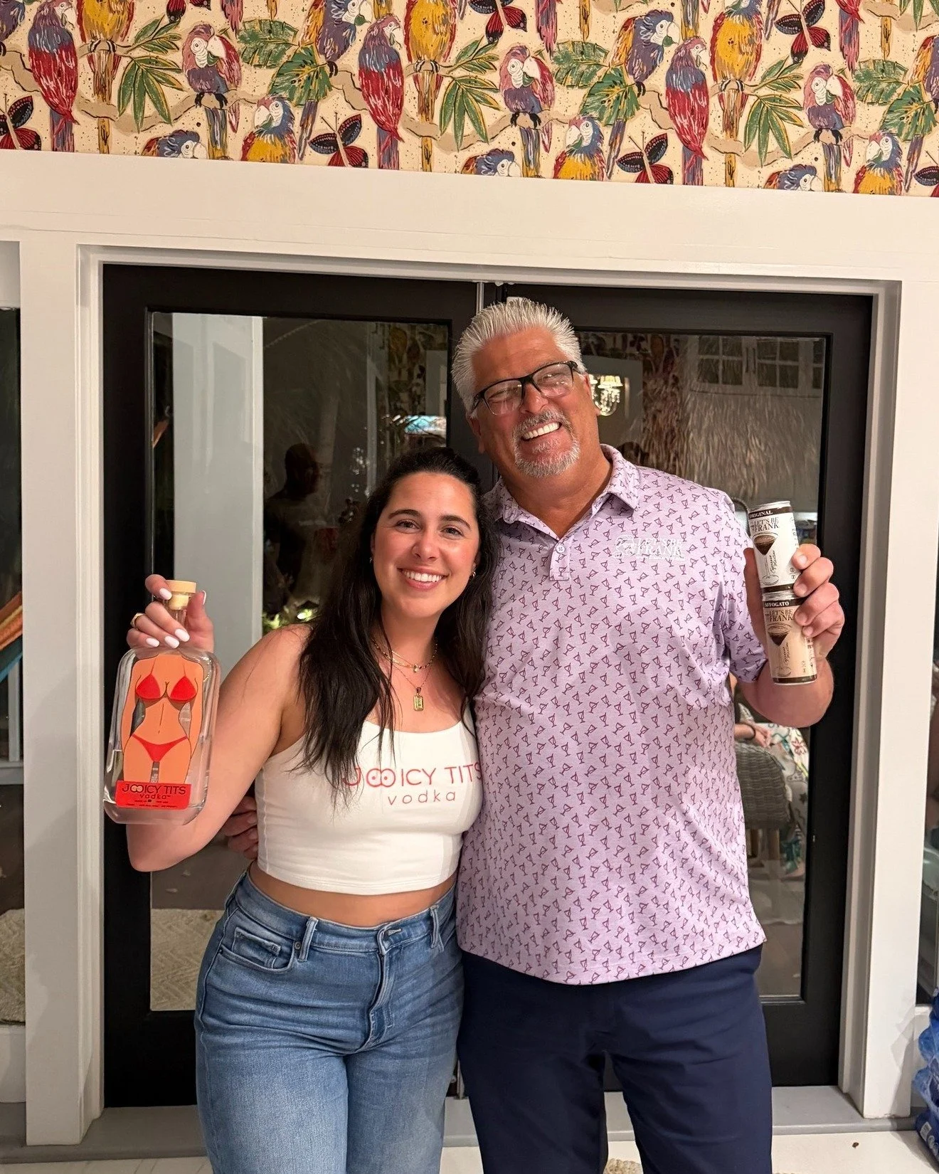 When two great vodka products collide 🤝🍸 @jooicytitsvodka