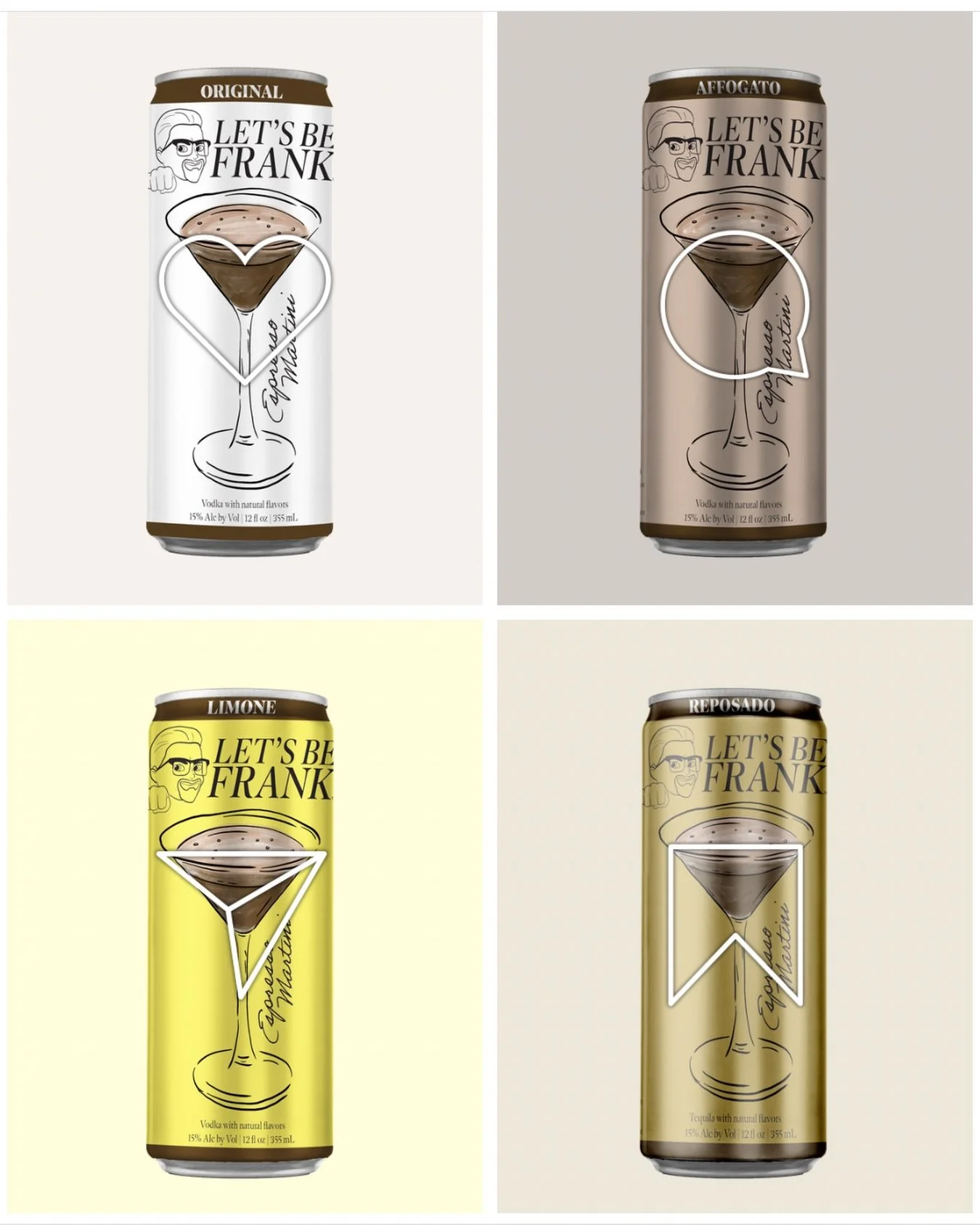 Four different flavors, one great vibe 😉🍸 Tell us your favorite down below! 👇