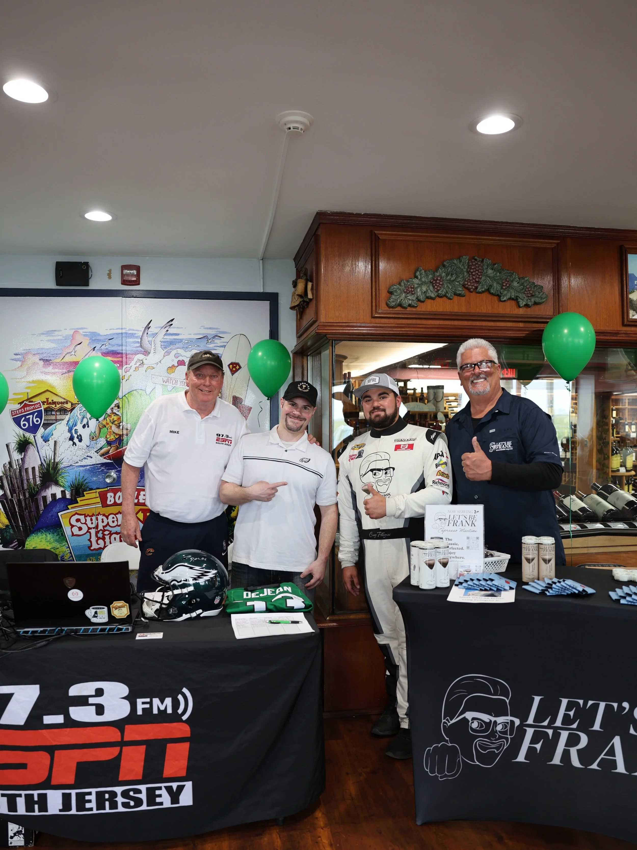 Awesome time today with @973espn talking about espresso martinis and all the exciting NASCAR adventures ahead with @craig_pellegrini_jr_ ! 🏁🔥 

Thank you @joshuashennig for featuring us on your #MDW show and shoutout to @superliquorsnj for being a 