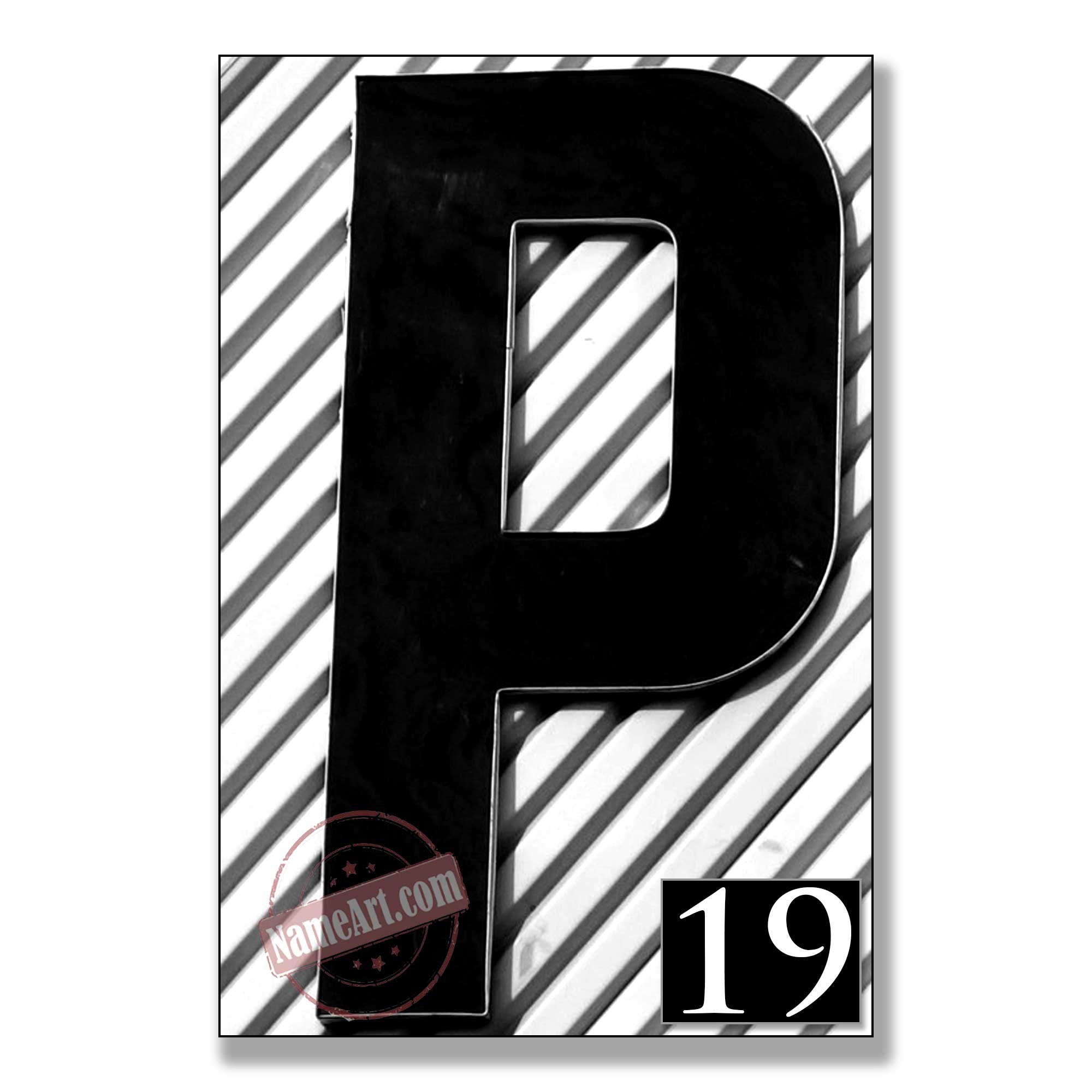 P - Letter Art Photos custom gifts personalized gifts letter art photos letter art pictures wall art decor custom