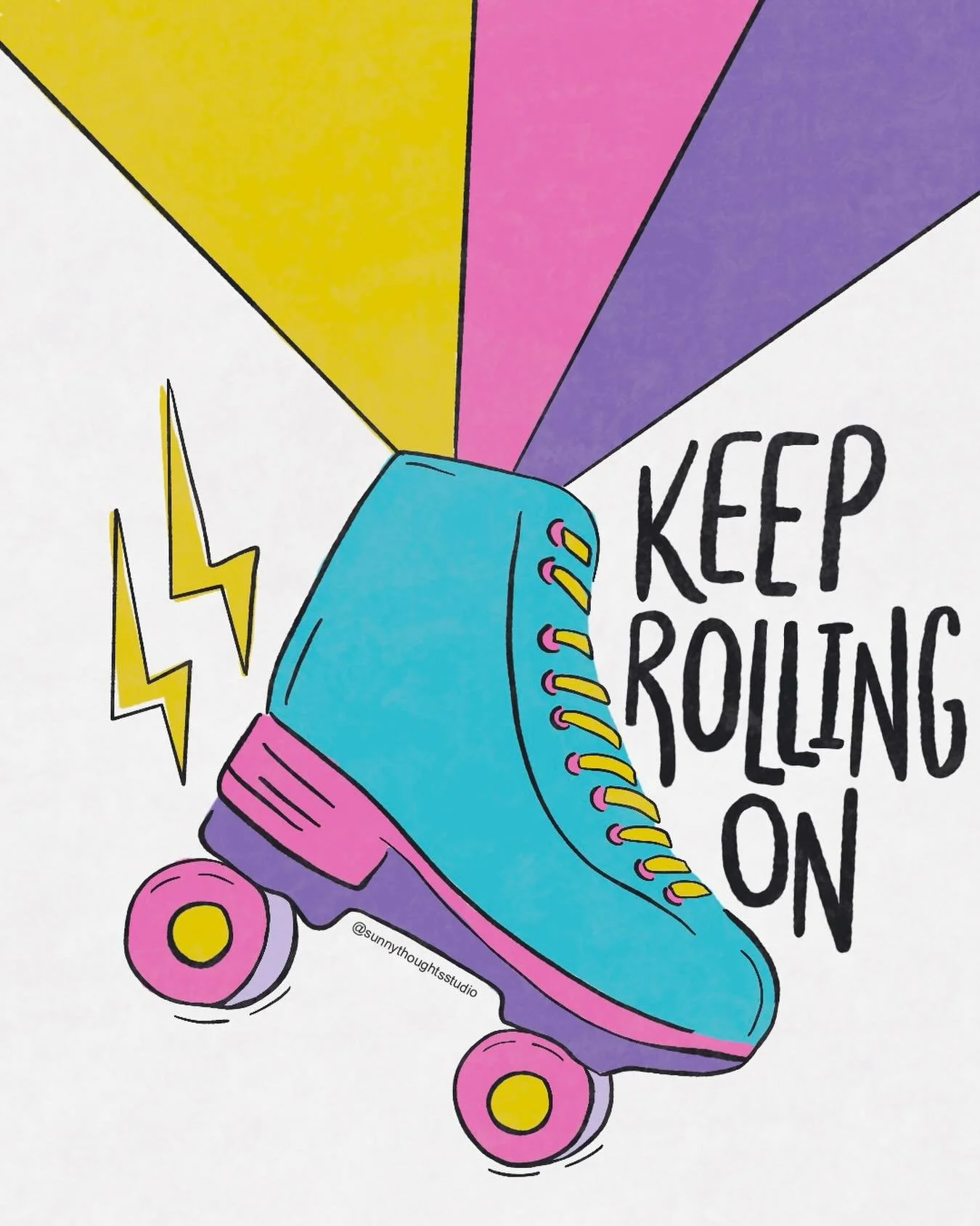 keep rolling on! 🫶

#happynewyear #retro #rollerblades #keepgoing #art #artistsofinstagram #illustration #surfacepatterndesigner #digitalart #digitalartist #illustrstorsofinstagram #illustratorsoninstragram #greetingcarddesign