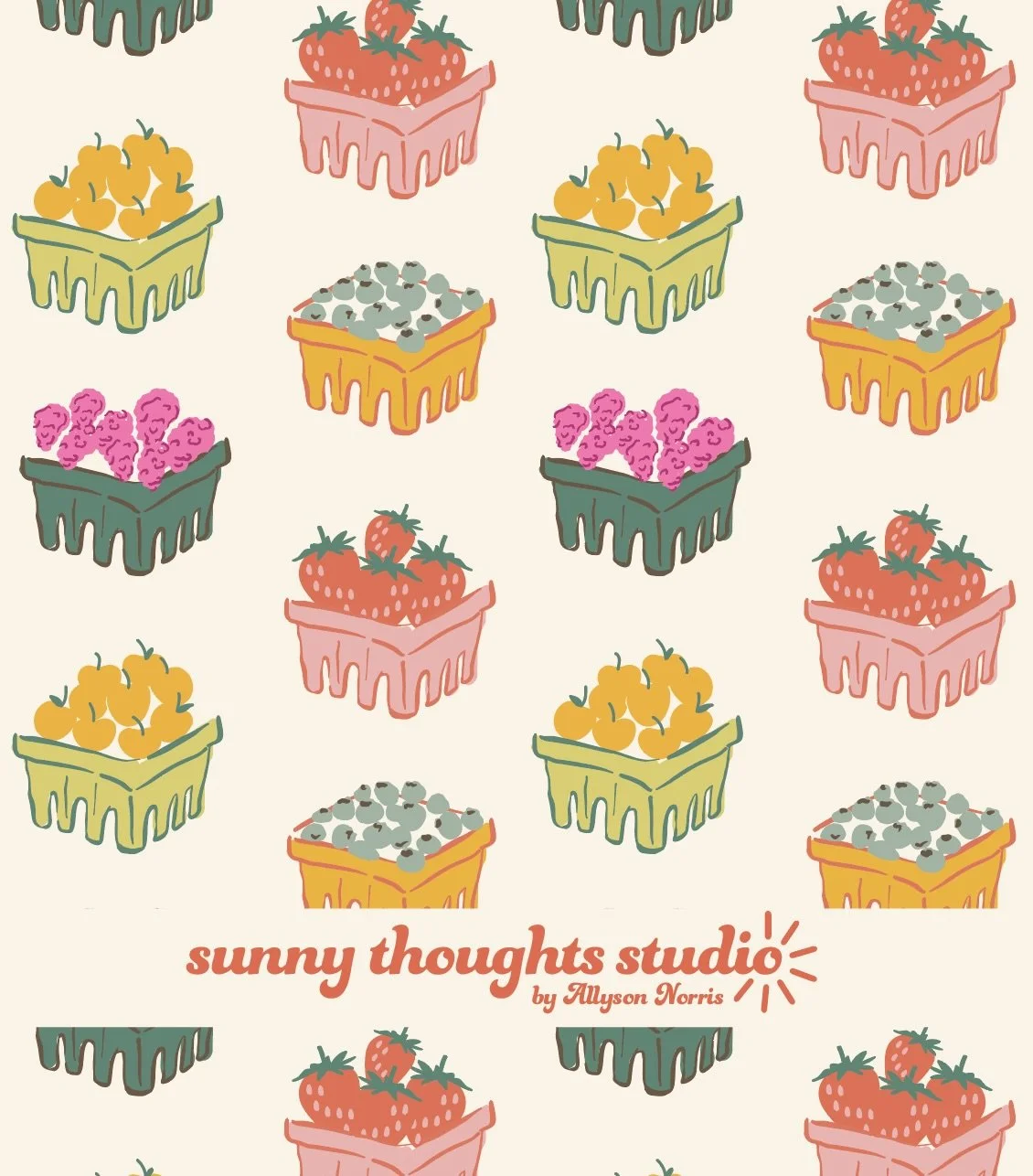 some cute little berries for this rainy saturday! pattern available for licensing ☺️

#artlicensing #artlicensingportfolio #artlicensingdesign #berrybasket @anthropologie @urbanoutfitters @tjmaxx