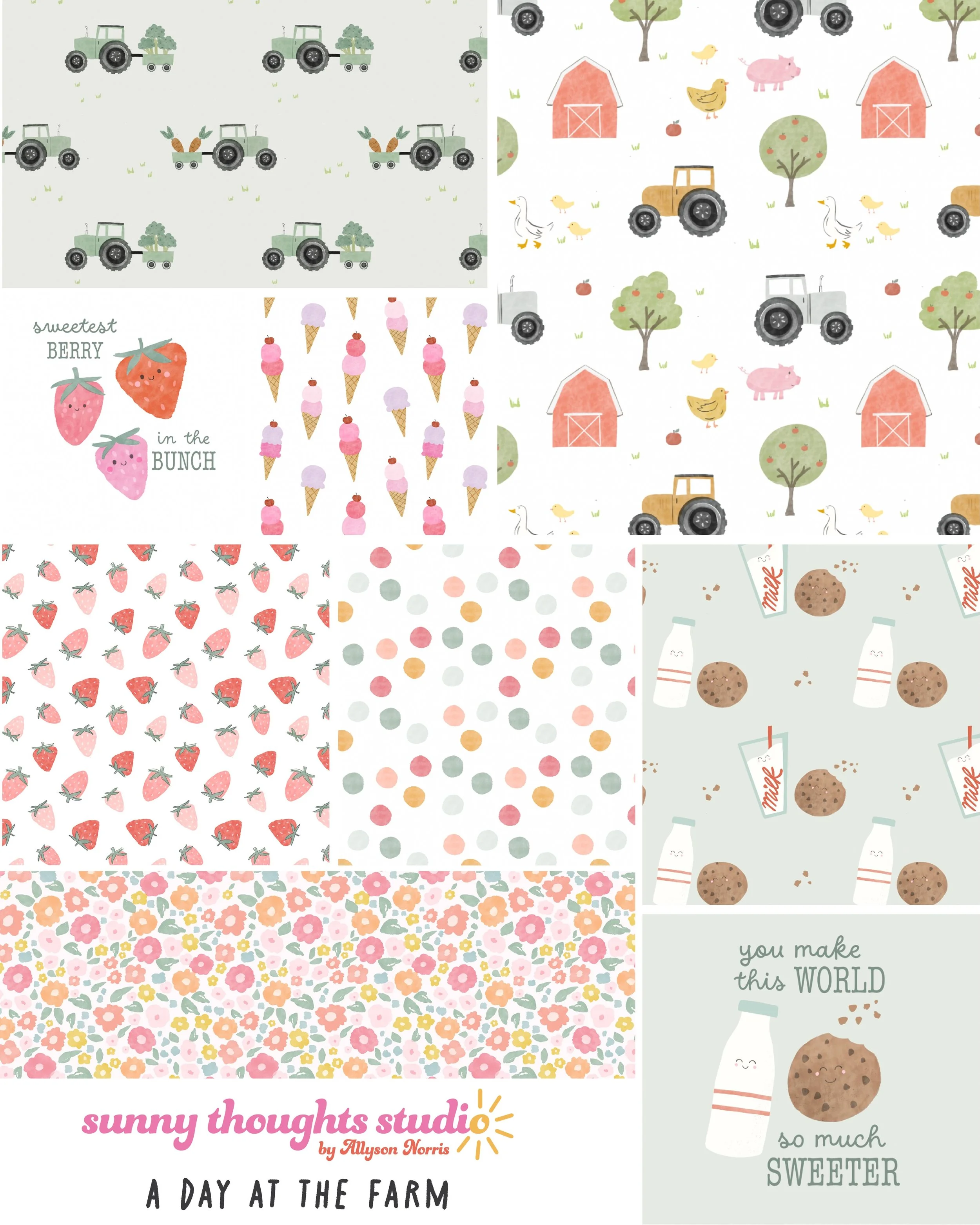 sharing a sneek peek today into what I have been working on for my newest kids collection! perfect for onesies, t-shirts, and pajama sets - so excited to share the rest with you all when its complete! 🫶 all art is available for licensing! 

#artlice