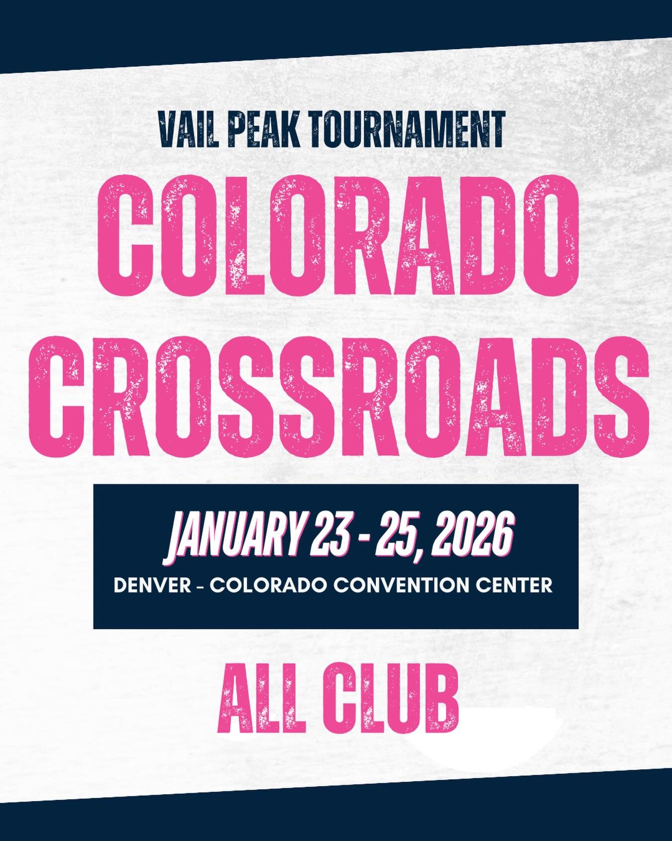 The energy around Vail Peak has been building as we head into @crossroadsvb this weekend. This tournament marks the first time this season that our entire club will be under the same roof competing together. It is an opportunity for our organization 