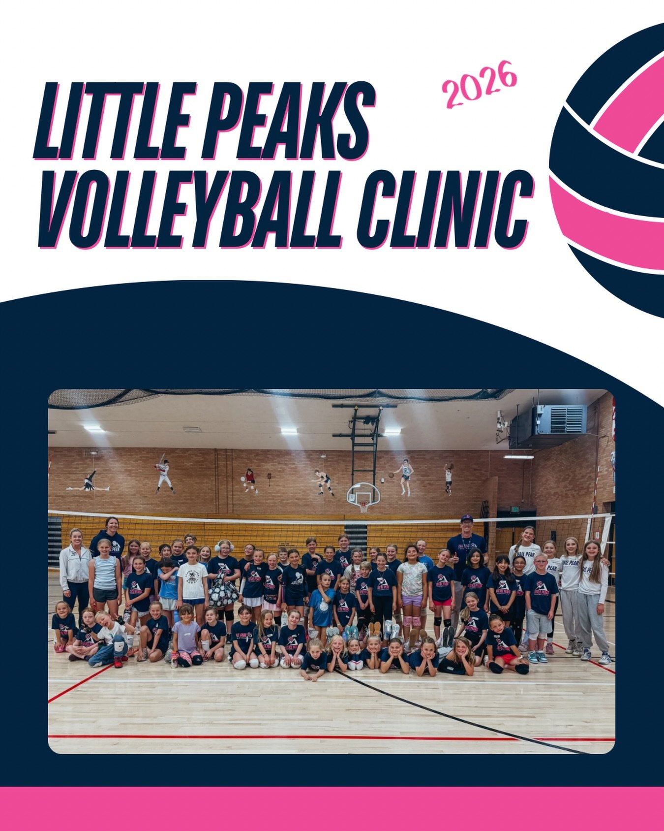 🏐 Little Peaks Volleyball Clinic 2026 🏐

What a great 5 weeks!

We were excited to welcome 62 athletes to our Little Peaks Clinic this year for 7&ndash;11 year olds. In just our second year, the program filled again and even had a waitlist!

It was