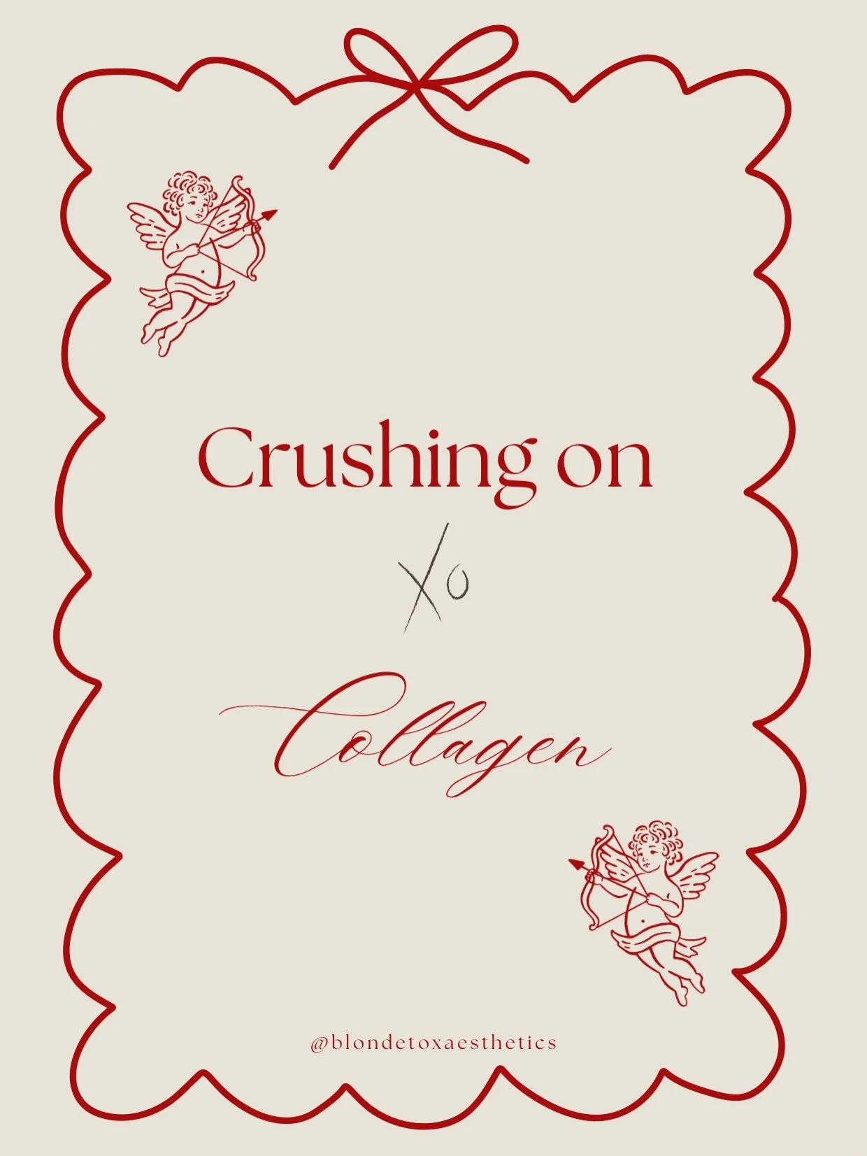 𝐓𝐡𝐢𝐬 𝐕𝐚𝐥𝐞𝐧𝐭𝐢𝐧𝐞&rsquo;𝐬, 𝐈&rsquo;𝐦 𝐜𝐫𝐮𝐬𝐡𝐢𝐧𝐠 𝐨𝐧 𝐭𝐫𝐞𝐚𝐭𝐦𝐞𝐧𝐭𝐬 𝐭𝐡𝐚𝐭 𝐰𝐨𝐫𝐤 𝐰𝐢𝐭𝐡 𝐲𝐨𝐮𝐫 𝐬𝐤𝐢𝐧. 💗

Collagen + elastin are what keep skin supported, resilient, and vibrant over time.

An investment in skin h