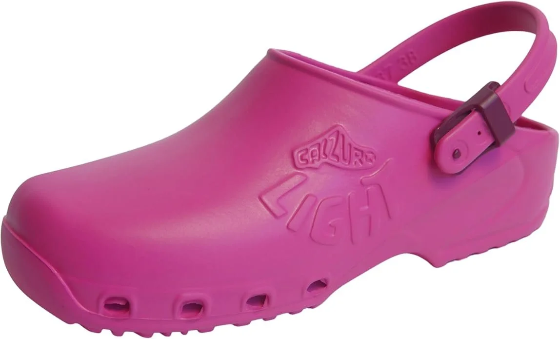 CALZURO Lights - Lightweight Work Clogs - Non Slip Work Shoes for Men and Women - Slip Resistant Kitchen Shoes, Garden and Nursing Clogs