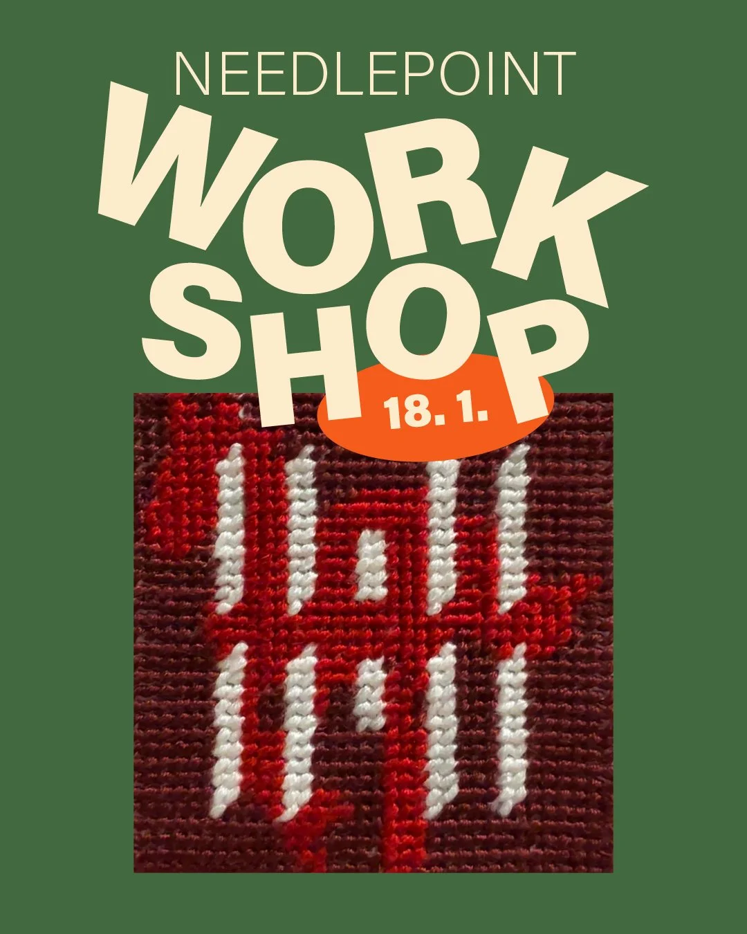 Needlepoint workshop