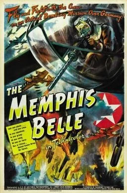 Poster for the 1944 documentary The Memphis Belle: A Story of a Flying Fortress.