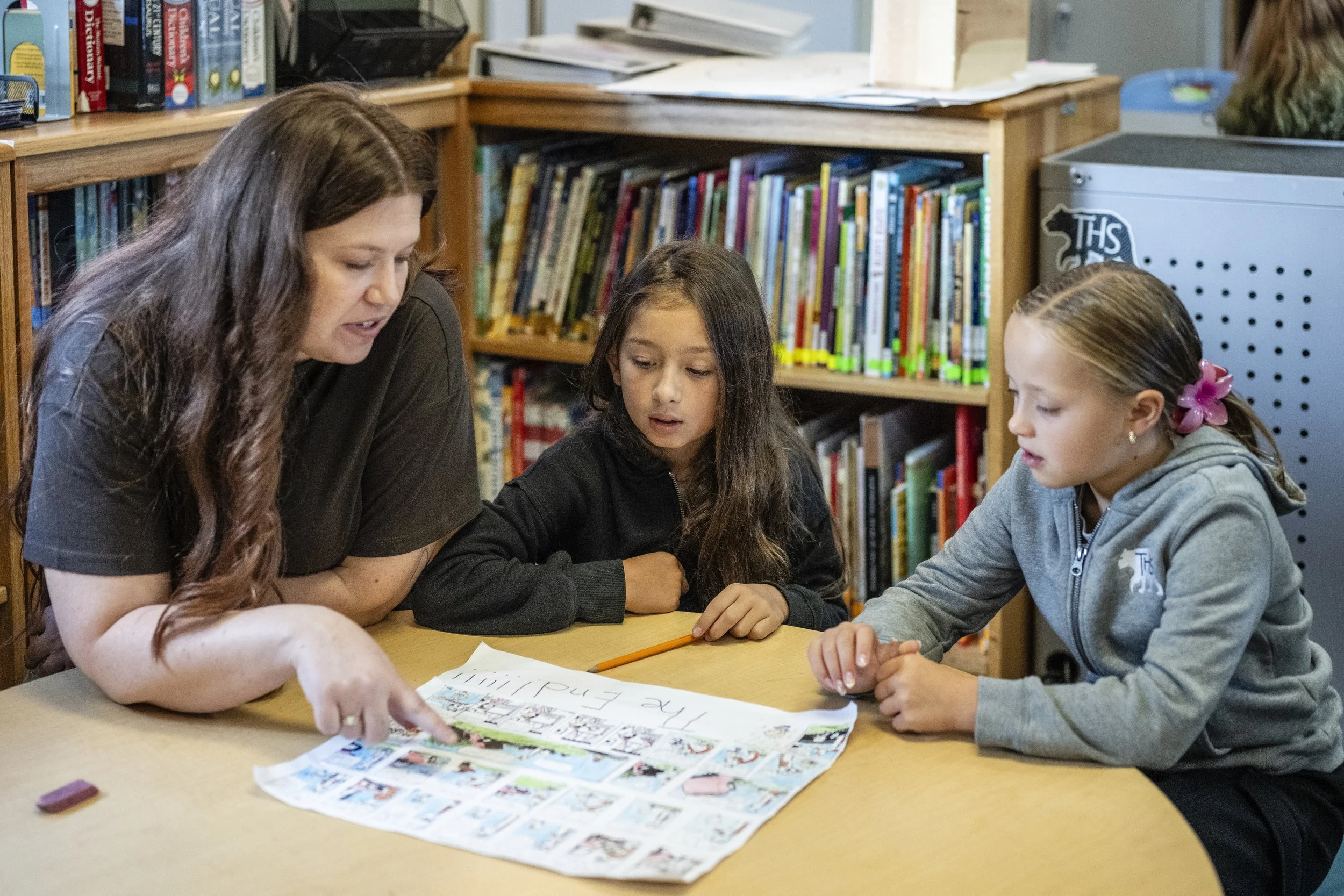 Language Arts Our Language Arts program develops reading, writing, speaking and listening skills through workshops, projects, and instruction.