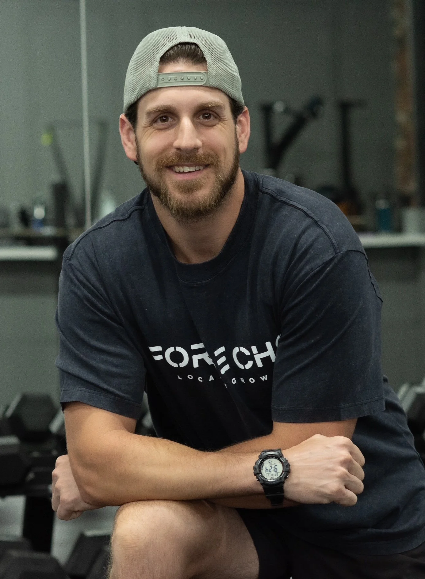 Youth athlete coach Brian Sanca at Forge CHS in West Ashley, Charleston, SC gym, Forge CHS