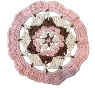 Pink Star of David Kipah