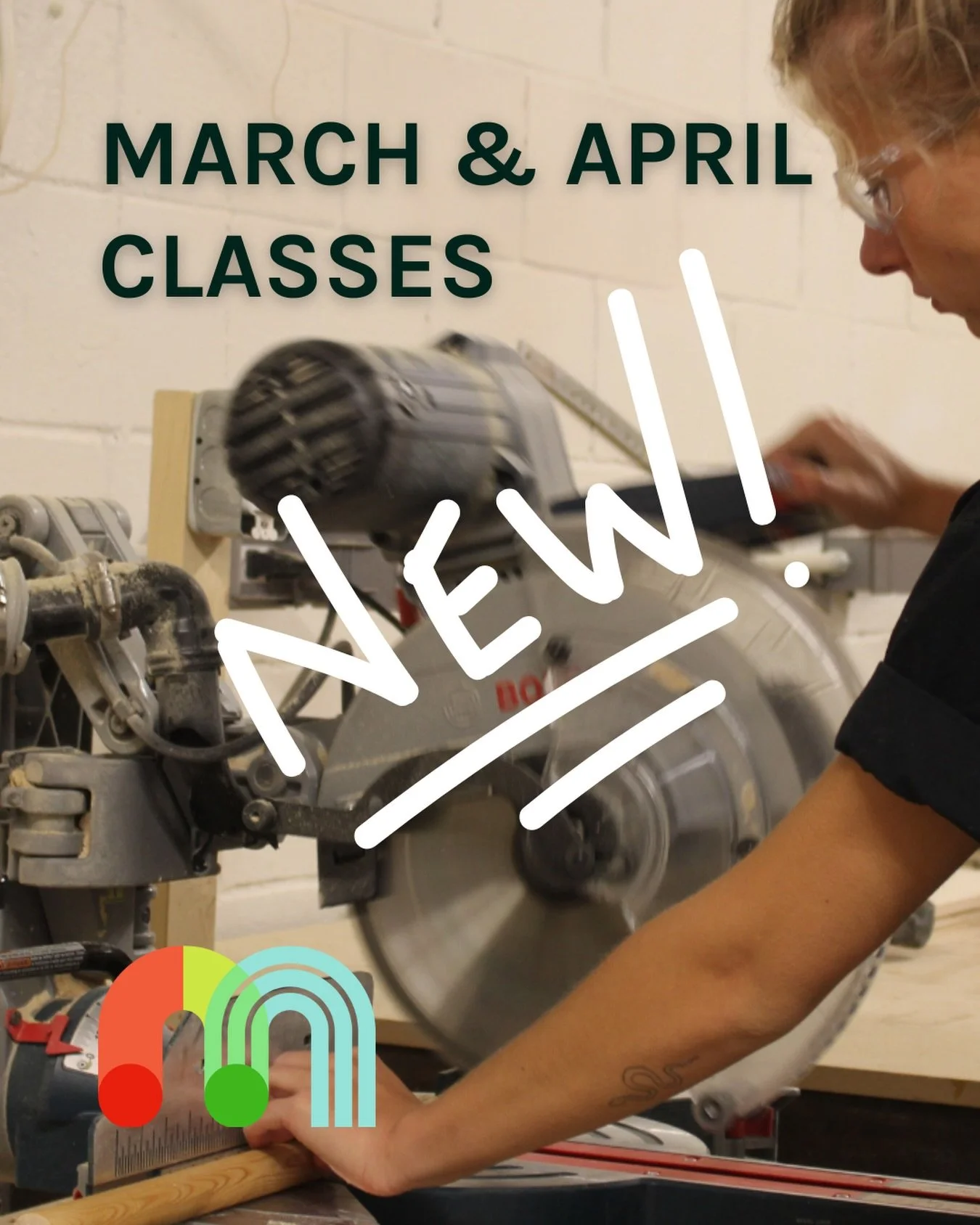 🔥March and April classes and workshops just dropped! Jump into hands-on learning across ceramics, woodworking, metal, soap making, silversmithing, stained glass, rug tufting, laser cutting, 3D printing, and more.

From one-off 101 classes and worksh
