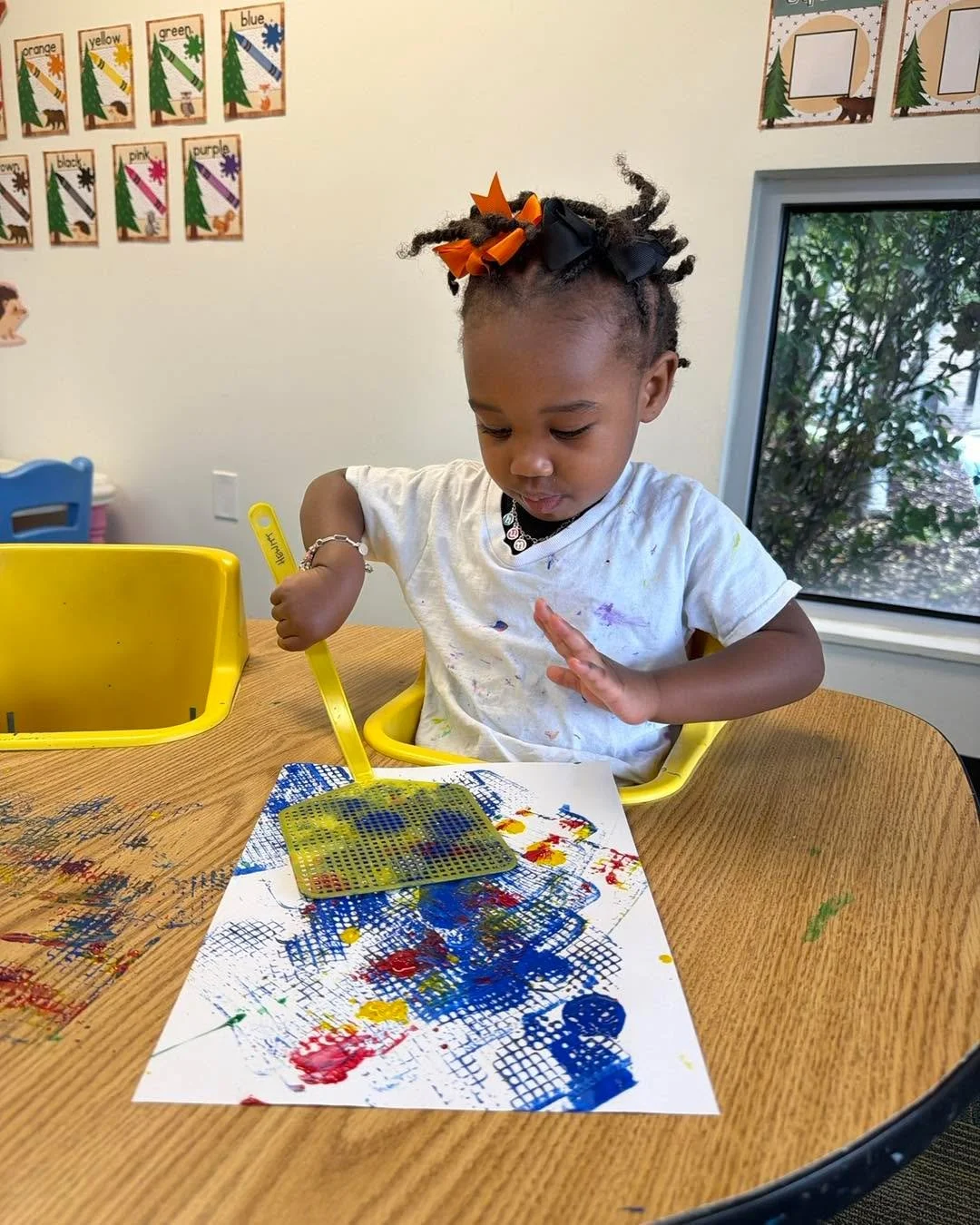 &ldquo;SWAT team reporting for duty! 🎨🪰😂 Our toddlers traded paintbrushes for fly swatters and created the silliest, squishiest, splashiest masterpieces EVER! With every swat, splat, and smack, colorful paint went flying and giggles filled the cla