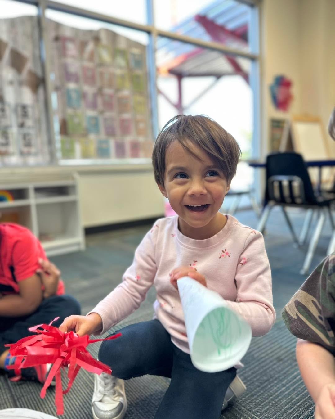 📣 &ldquo;ATTENTION EVERYONE&hellip; JESUS IS ALIVE!!!&rdquo; 📣

Our toddlers and 3&rsquo;s turned into tiny cheerleaders for Jesus! 💛 With handmade megaphones, fluffy pom-poms, and LOTS of excitement, they marched around cheering the best news EVE