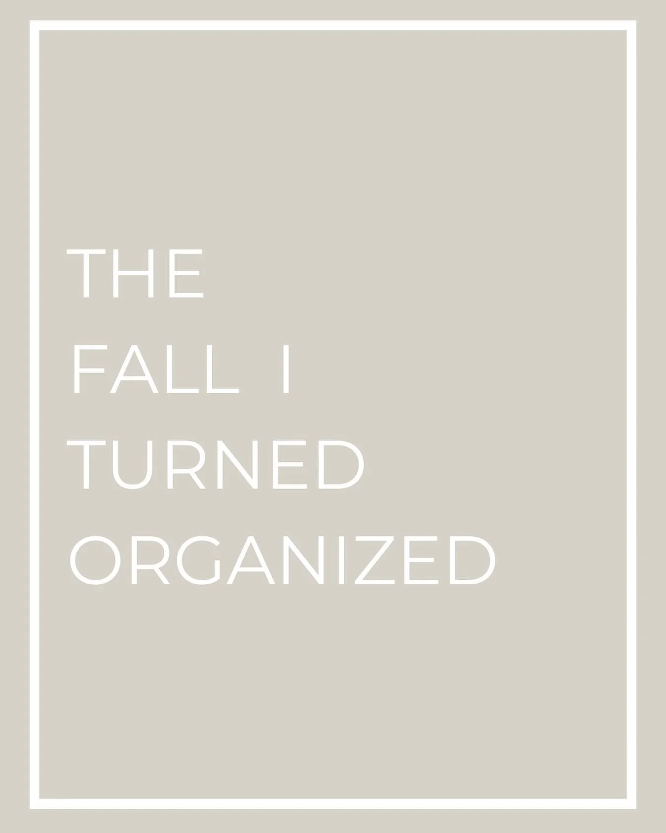 Fall is a great time to get organized!  Get a jump start before the holidays!  Reach out to us &amp; we will get you on our schedule! #organization #fall #summeriturnedpretty #primevideo #holidays #decluterring #edits #happy #home