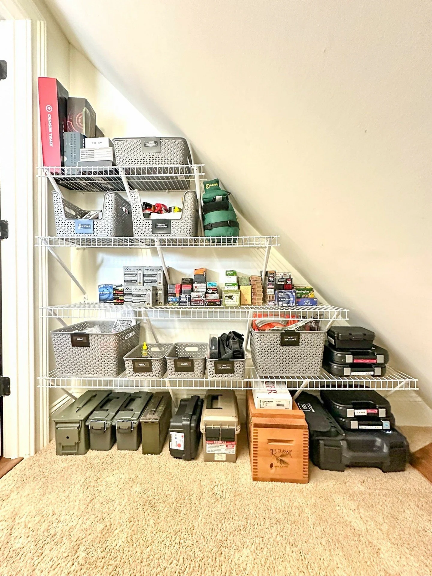 From cluttered to organized &mdash; even your hunting gear deserves a home!  Whether it&rsquo;s your tools, tackle boxes, or camping essentials, we help you organize with precision. Let's make sure your gear is always ready for your next adventure. #