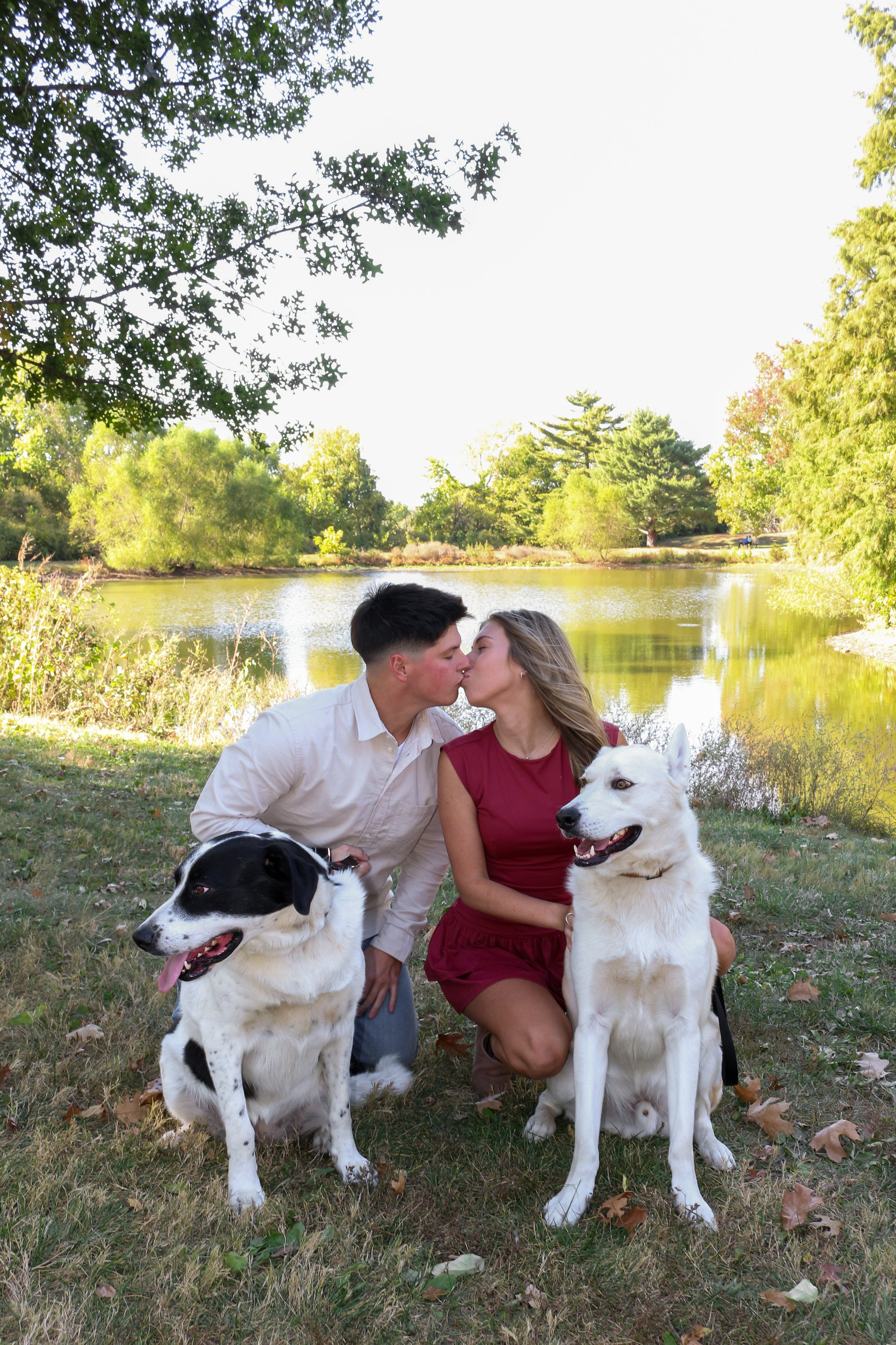 Couple + Dogs (Autumn)