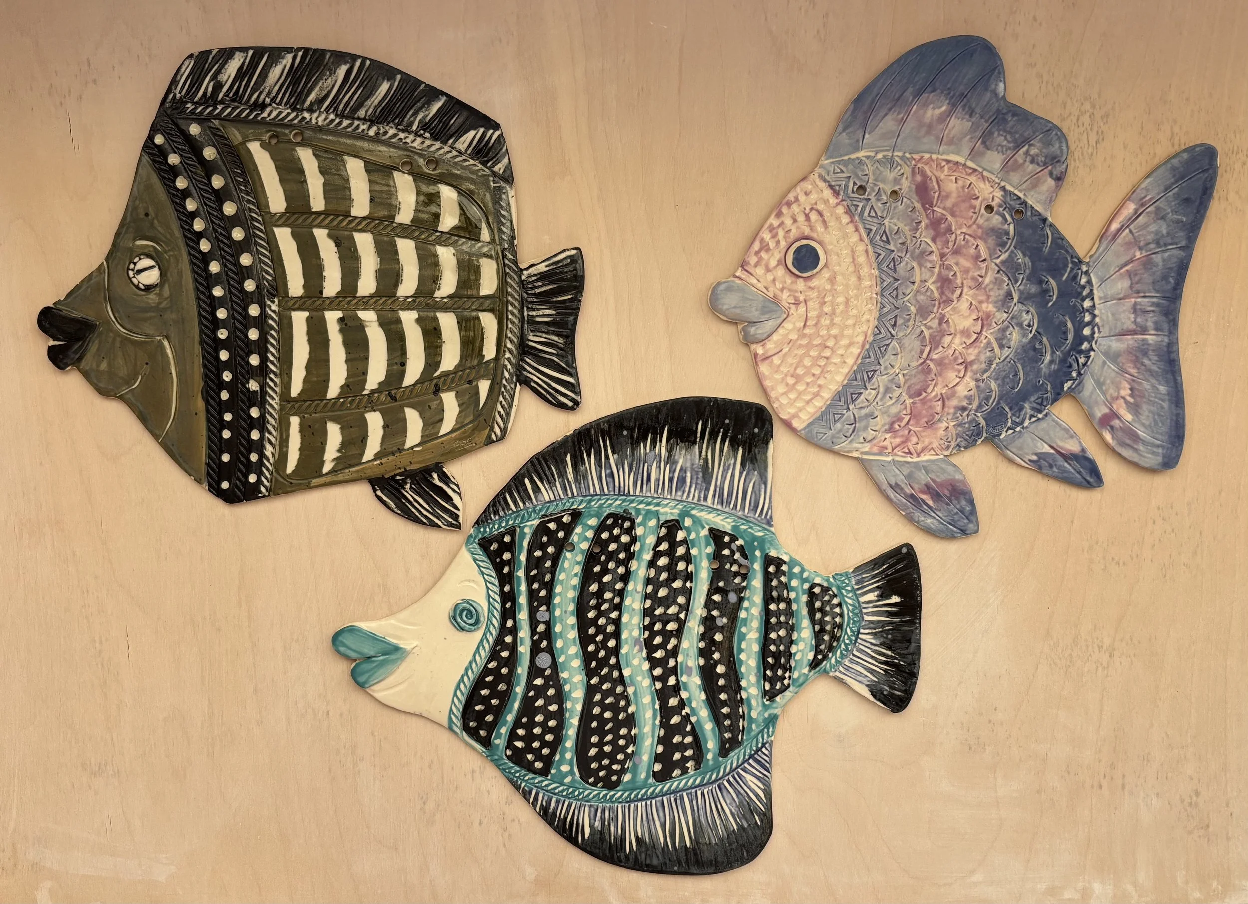 Clay Fish Wall Hanging with Betsy Saurdiff