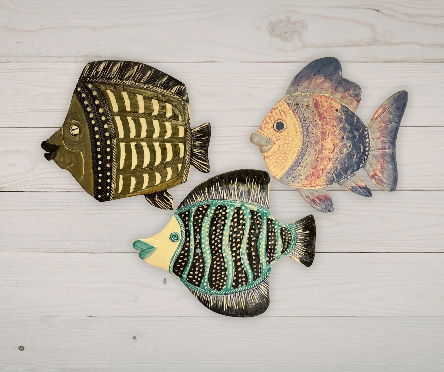 Clay Fish Wall Hanging with Betsy Saurdiff
