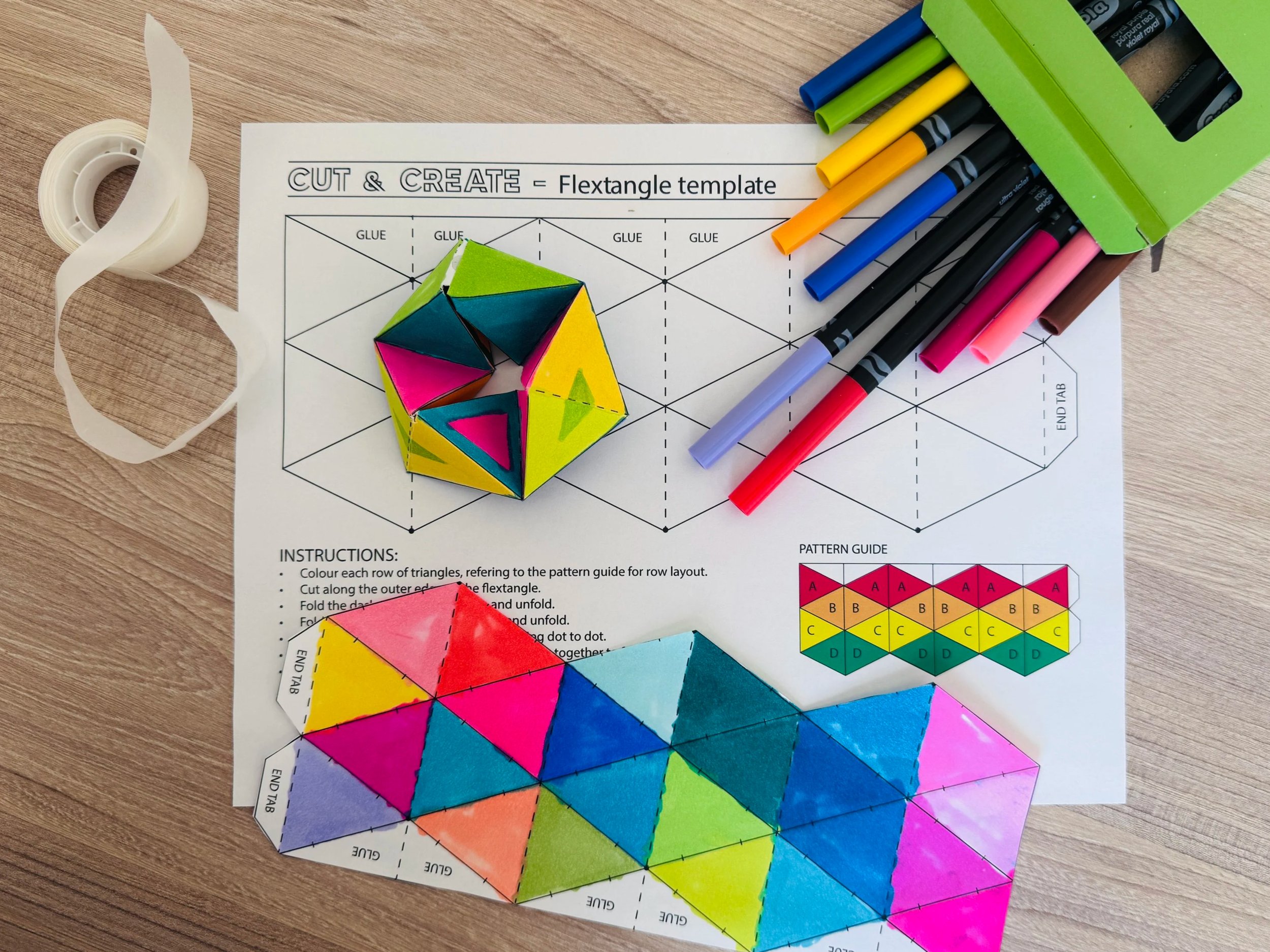 Free Young Artist Studio: Flextangle Fun