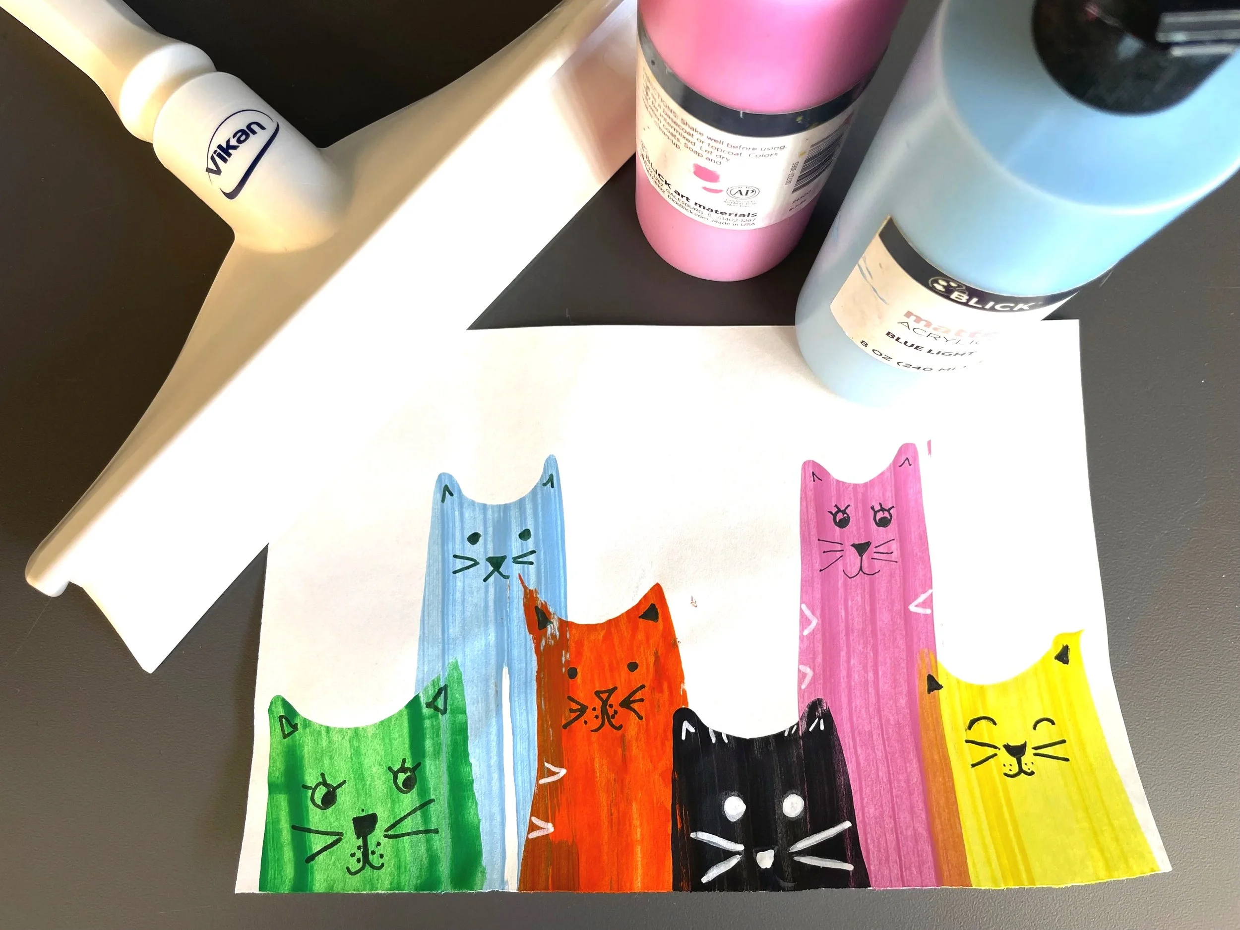 Free Young Artist Studio: Feline Fun Swipe Art