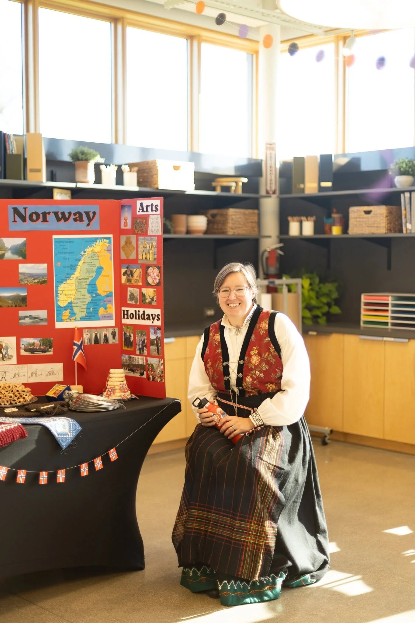 Festival of Cultures event with a display of Norway
