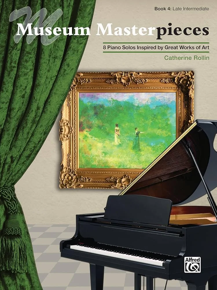 the cover of music book "Museum Masterpieces Book 4" by Catherine Rolling