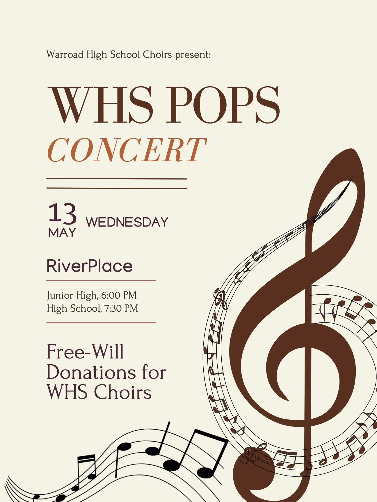 pops concert poster with details contained within this webpage