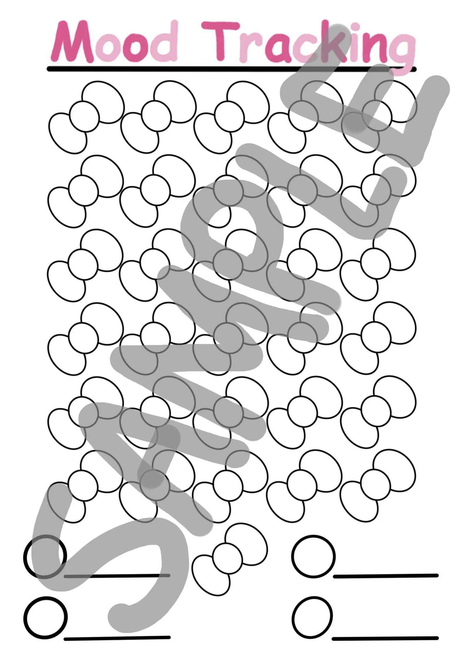 Printable - Tonya’s Mood Tracking Page