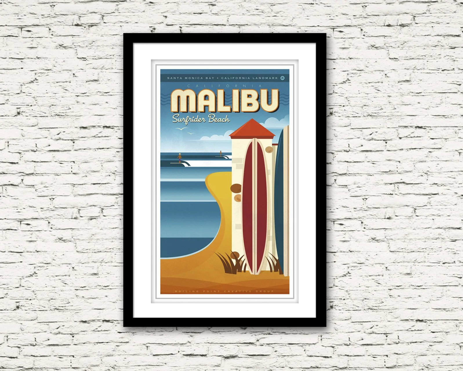 Malibu California Print