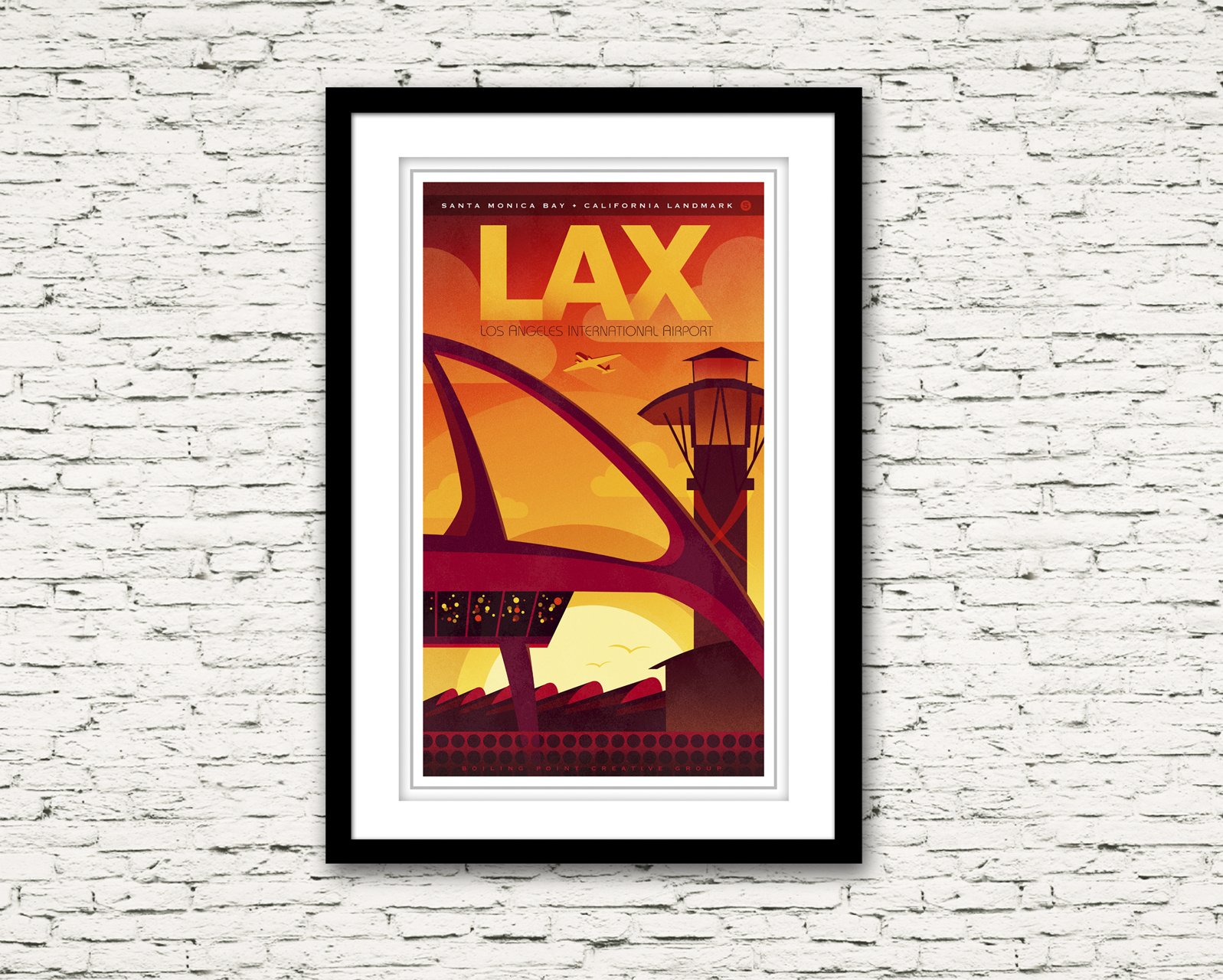 Los Angeles International Airport (LAX) California Print