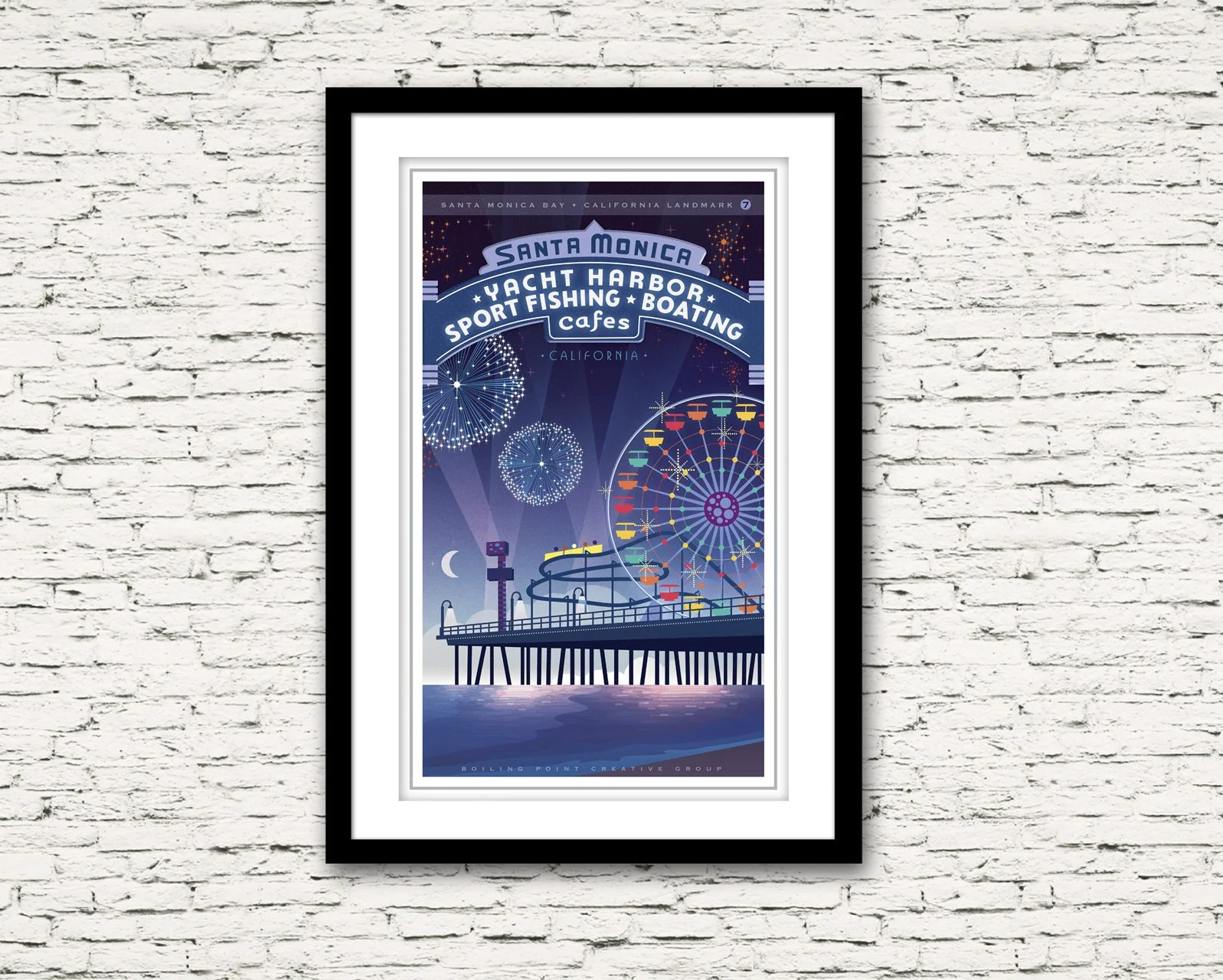 Santa Monica California Print