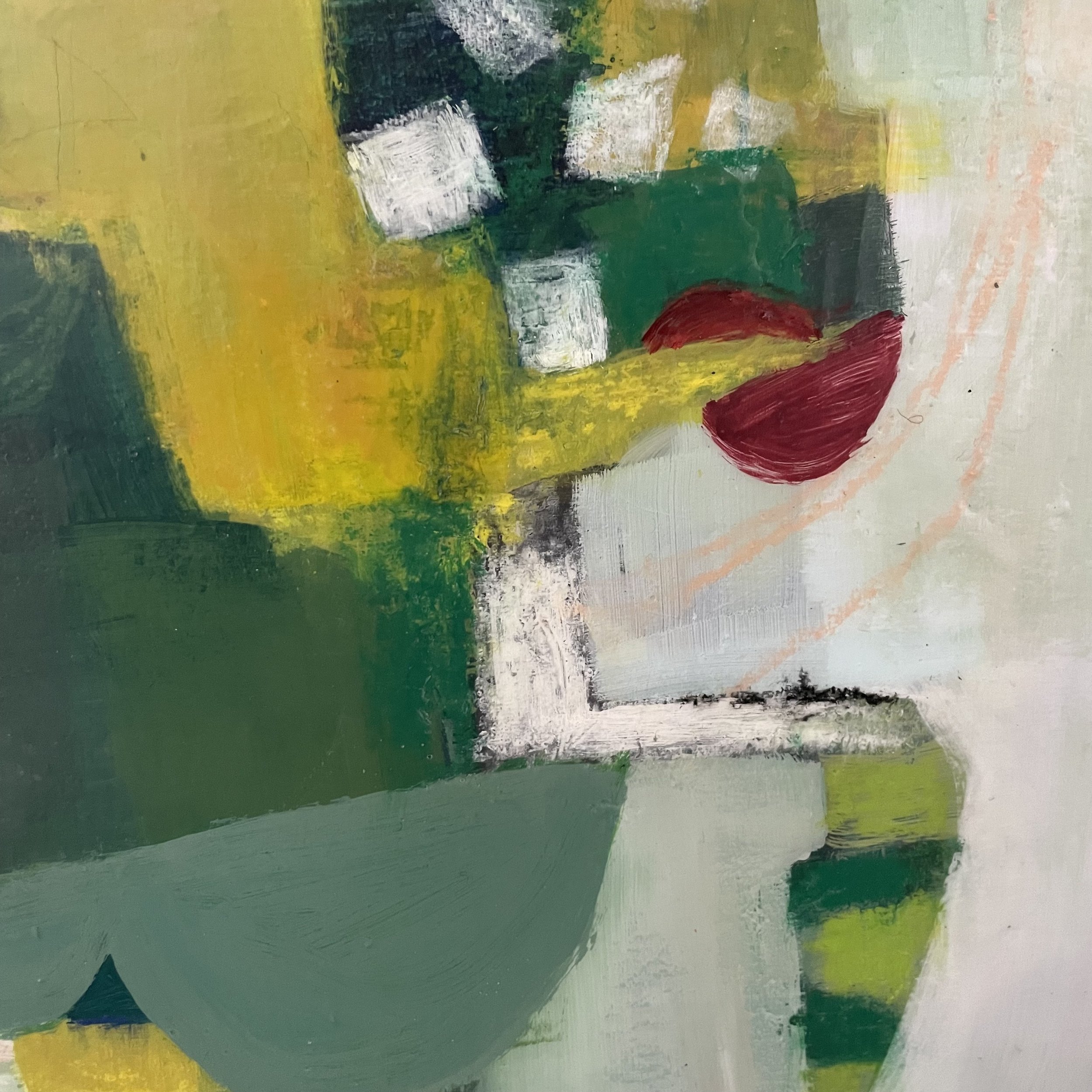 A section of Abstract Painting All Over Again by artist Surabhi Pandey